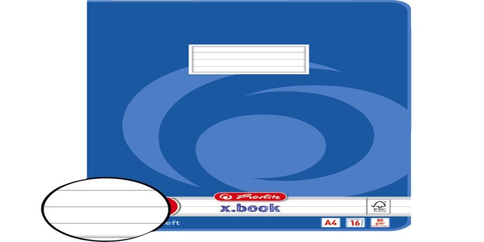 Thumbnail - Herlitz Schulheft herlitz Schulheft x-book DIN A4 Lineatur 27, liniert 3322708