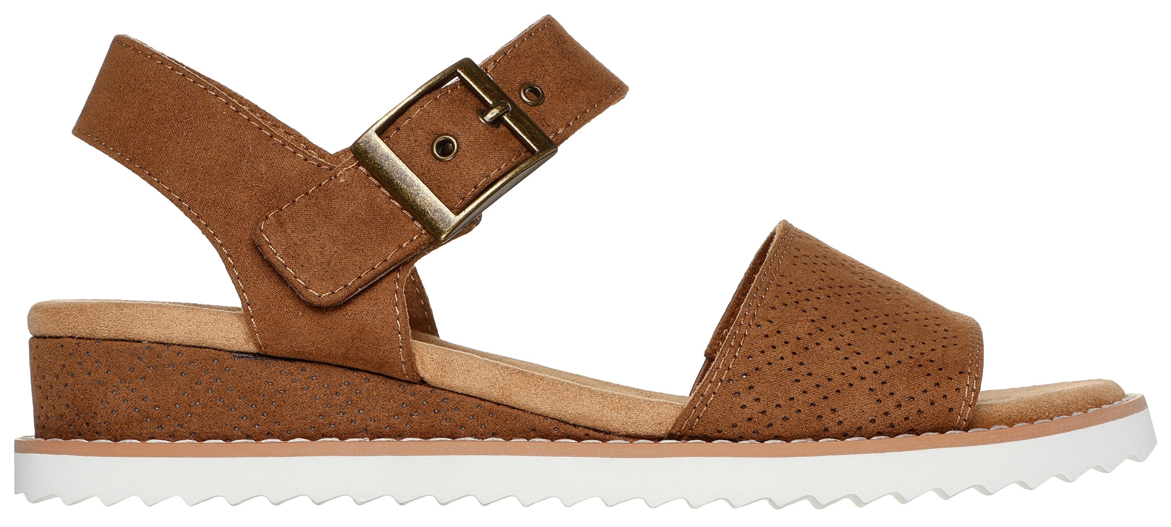 Skechers DESERT KISS Keilsandalette Sandale, Keilschuh, Sommerschuh in veganer Verarbeitung