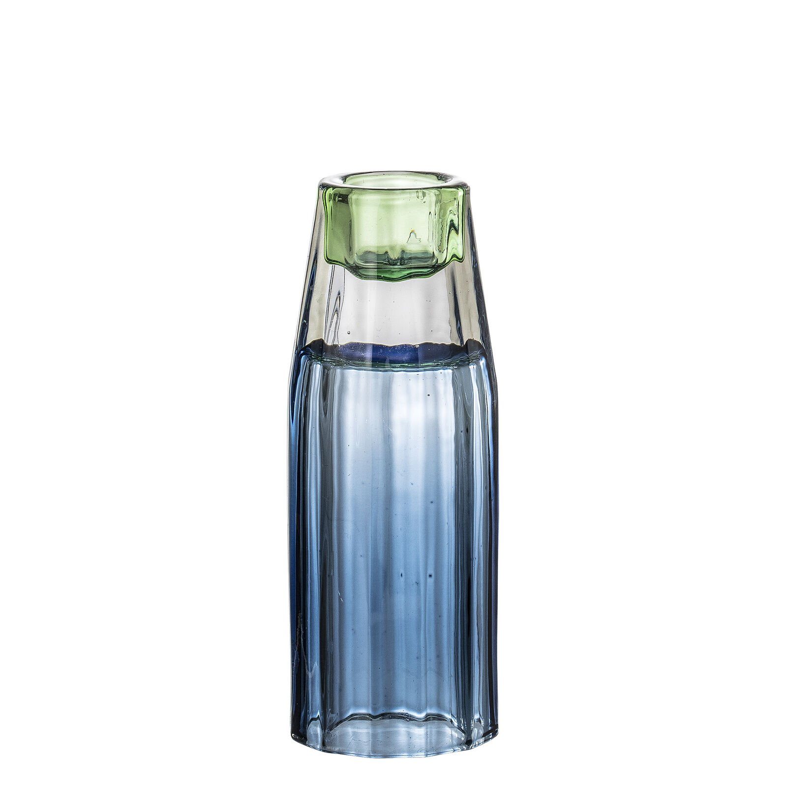 Blau Glas Kerzenhalter Vase / cm Bloomingville 12,5 Bloomingville Kerzenhalter