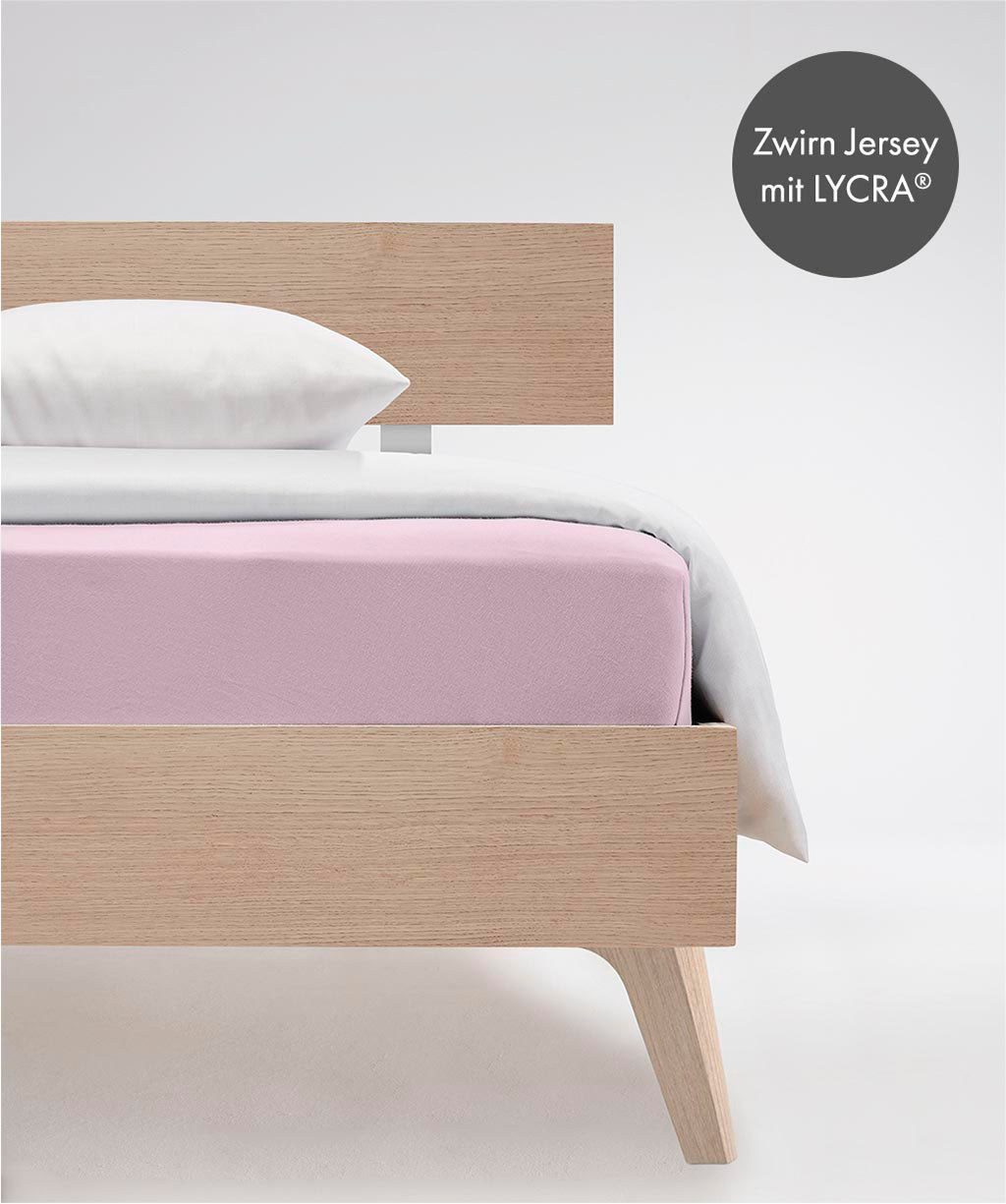 fleuresse Spannbettlaken Comfort, Jersey-Elasthan, Gummizug: rundum, (1 Stü günstig online kaufen