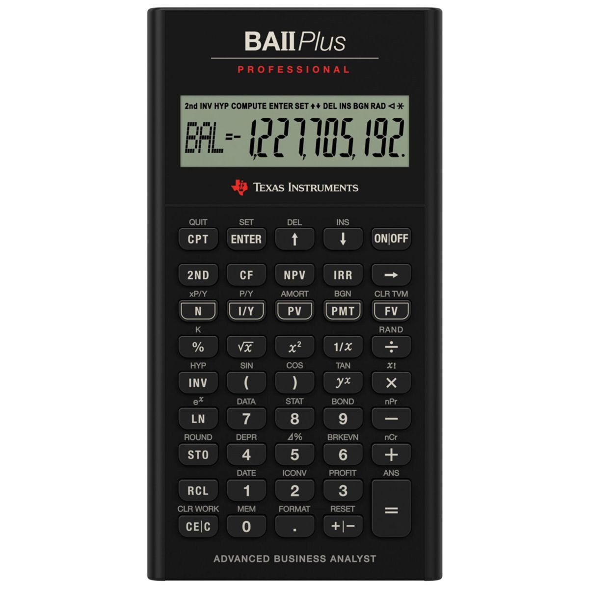 Texas Instruments Taschenrechner BA II Plus Professional