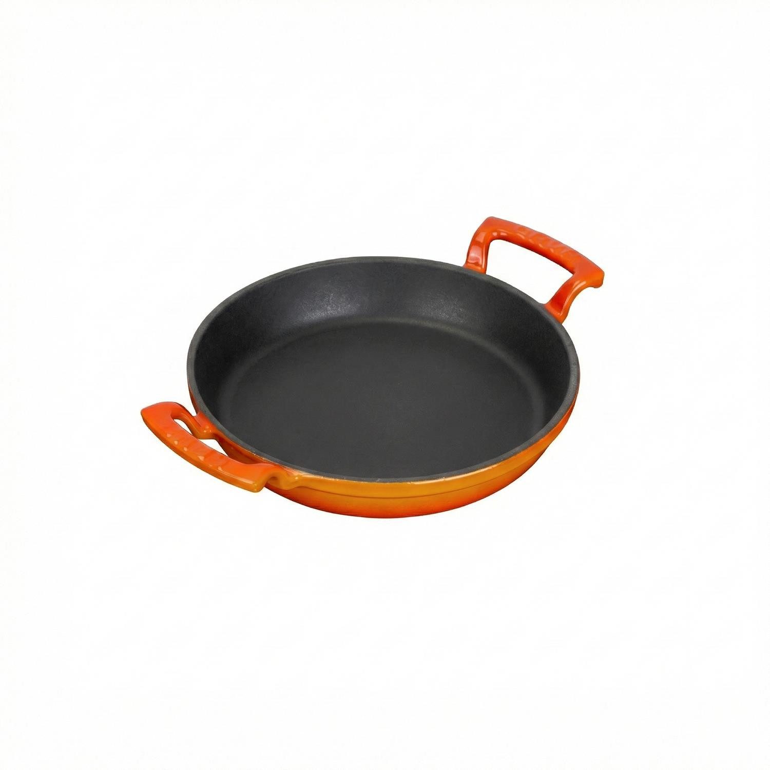 LAVA Bratpfanne LAVA Gusseisen Servierpfanne emailliert, Ø 20 cm, 0,83 Liter, Gusseisen (1-tlg), emailliertes Gusseisen, backofengeeignet