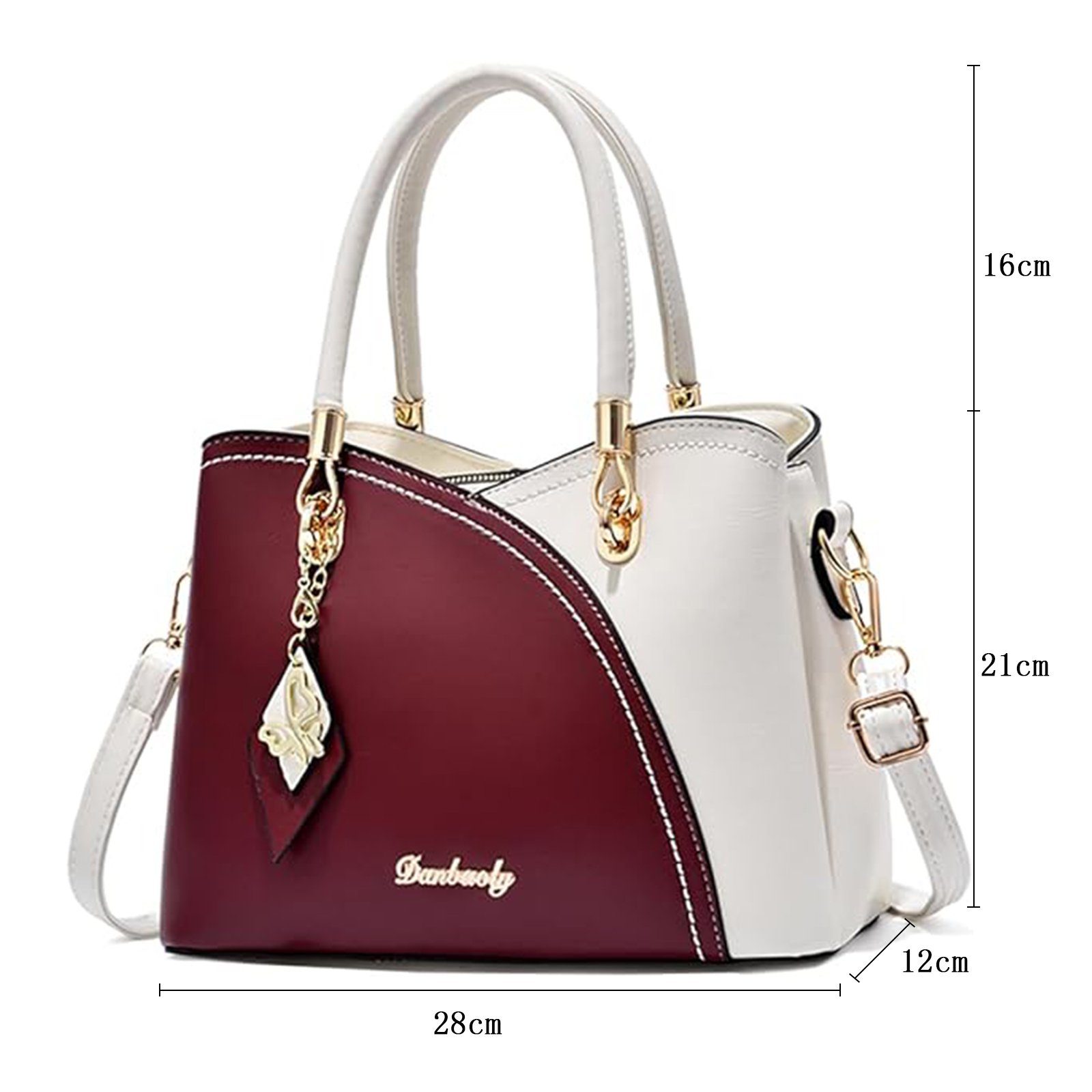 REDOM Henkeltasche Tragetasche Umhängetasche Aktentasche Freizeittasche (Ar günstig online kaufen