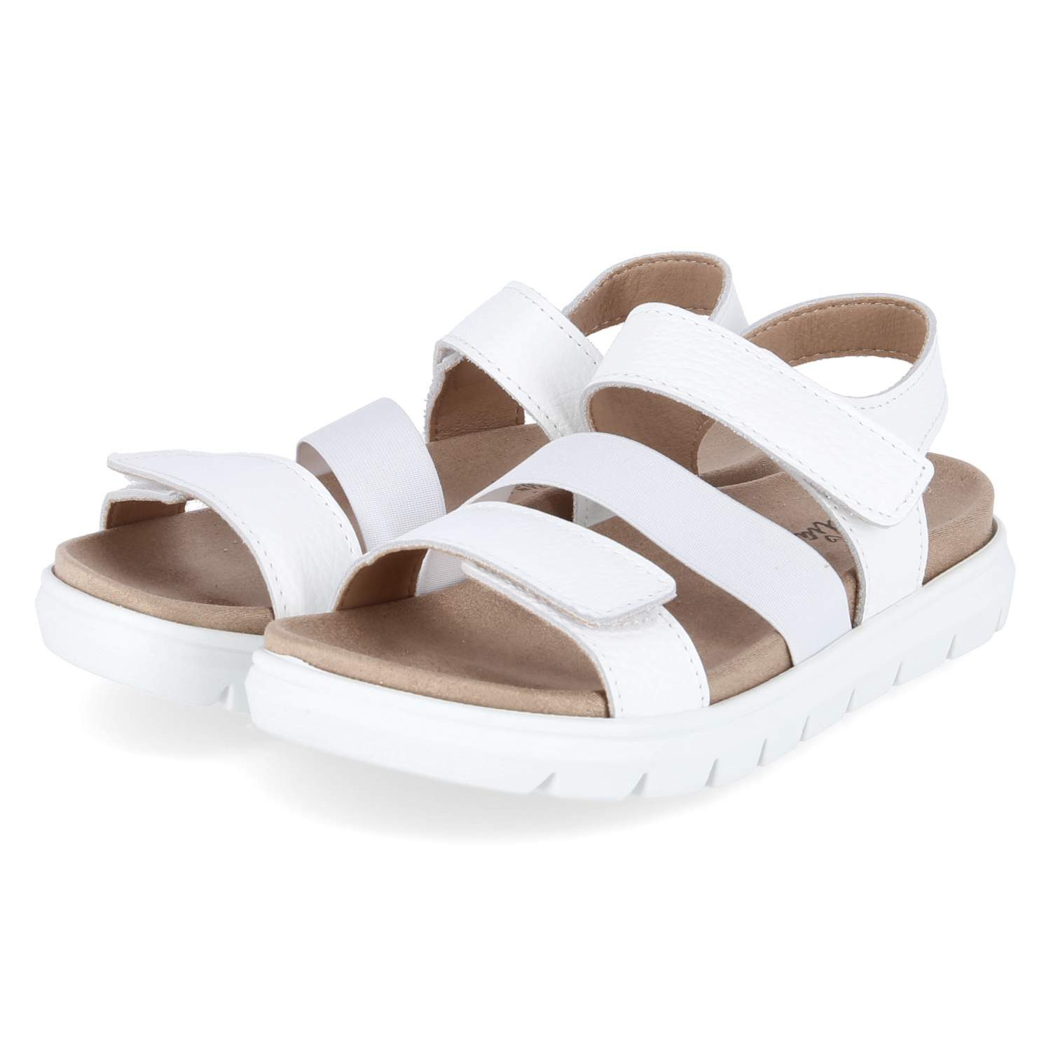 Beliana 1410-11947 5099 Damen Leder & Textil white Sandalette