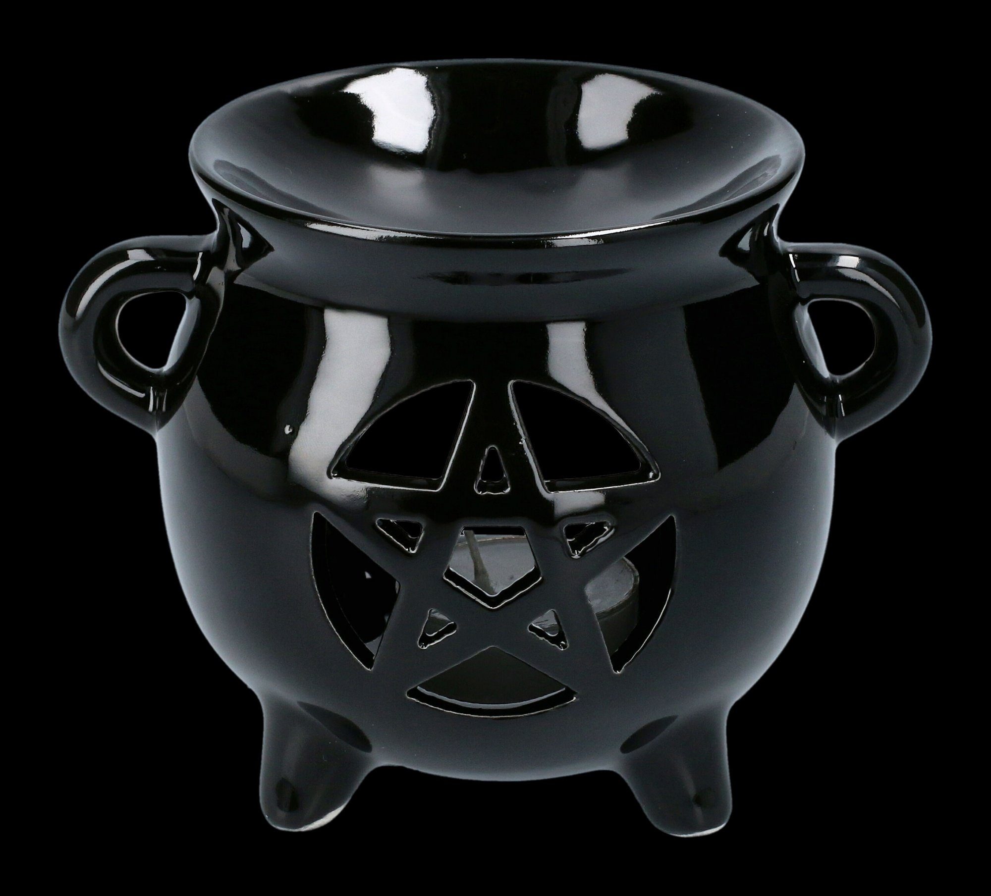 Pentagramm - mit Keramik Figuren Teelicht Shop Dekoration GmbH Duftlampe Duftlampe
