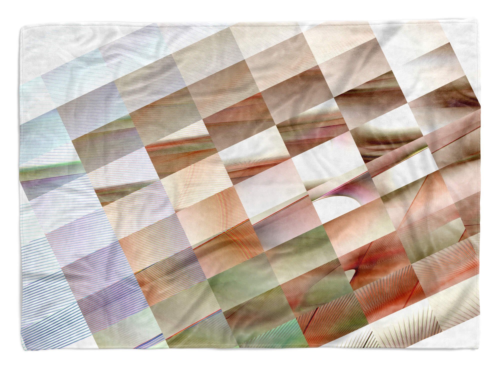 Sinus Art Handtücher Handtuch Strandhandtuch Saunatuch Kuscheldecke mit Fotomotiv abstraktes Muster Kunstvoll, Baumwolle-Polyester-Mix (1-St), Handtuch