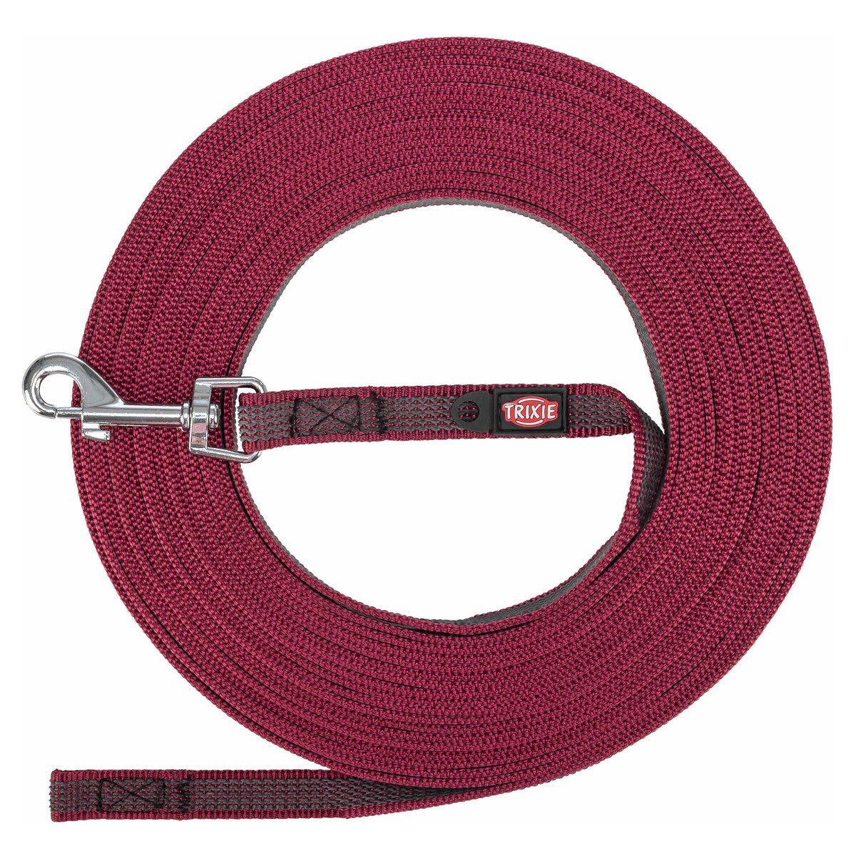 TRIXIE Schleppleine Schleppleine, gummiert sangria