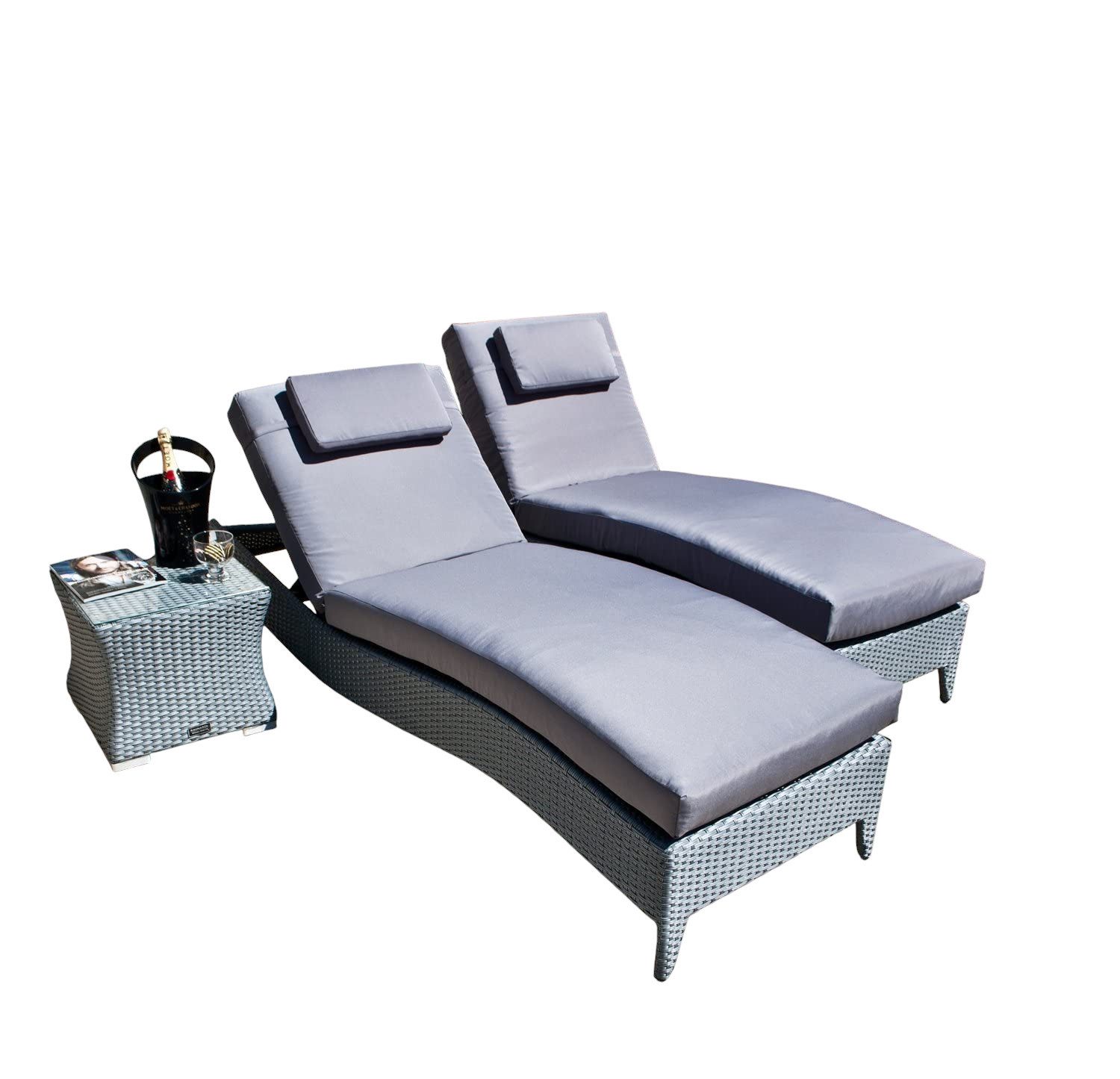 Ragnarök Möbel-Design Gartenliege Sonnenliegen Set, 3-teilig, günstig online kaufen
