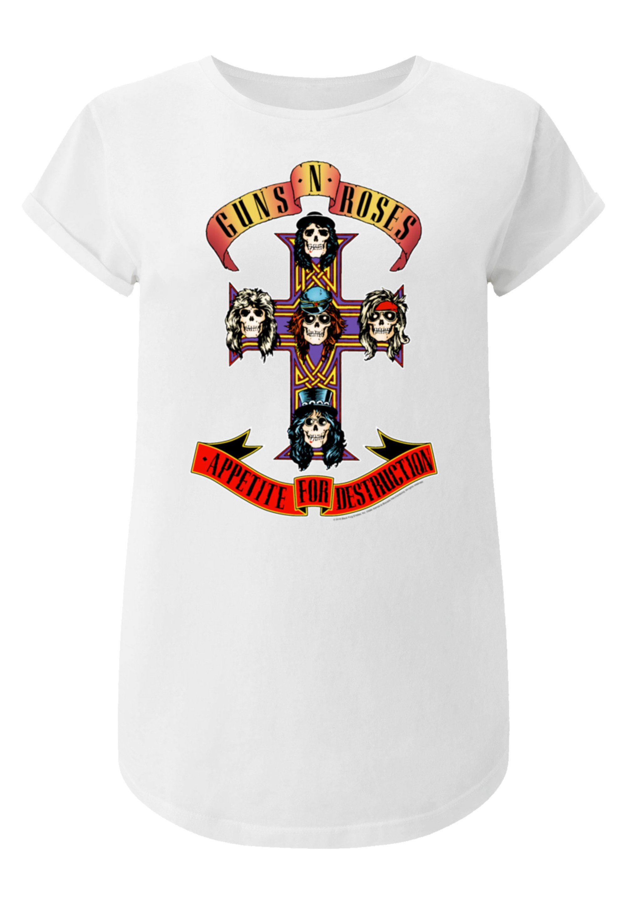 F4NT4STIC T-Shirt Guns 'n' Roses Appetite For Destruction Print, Unter  fairen Arbeitsbedingungen produziert