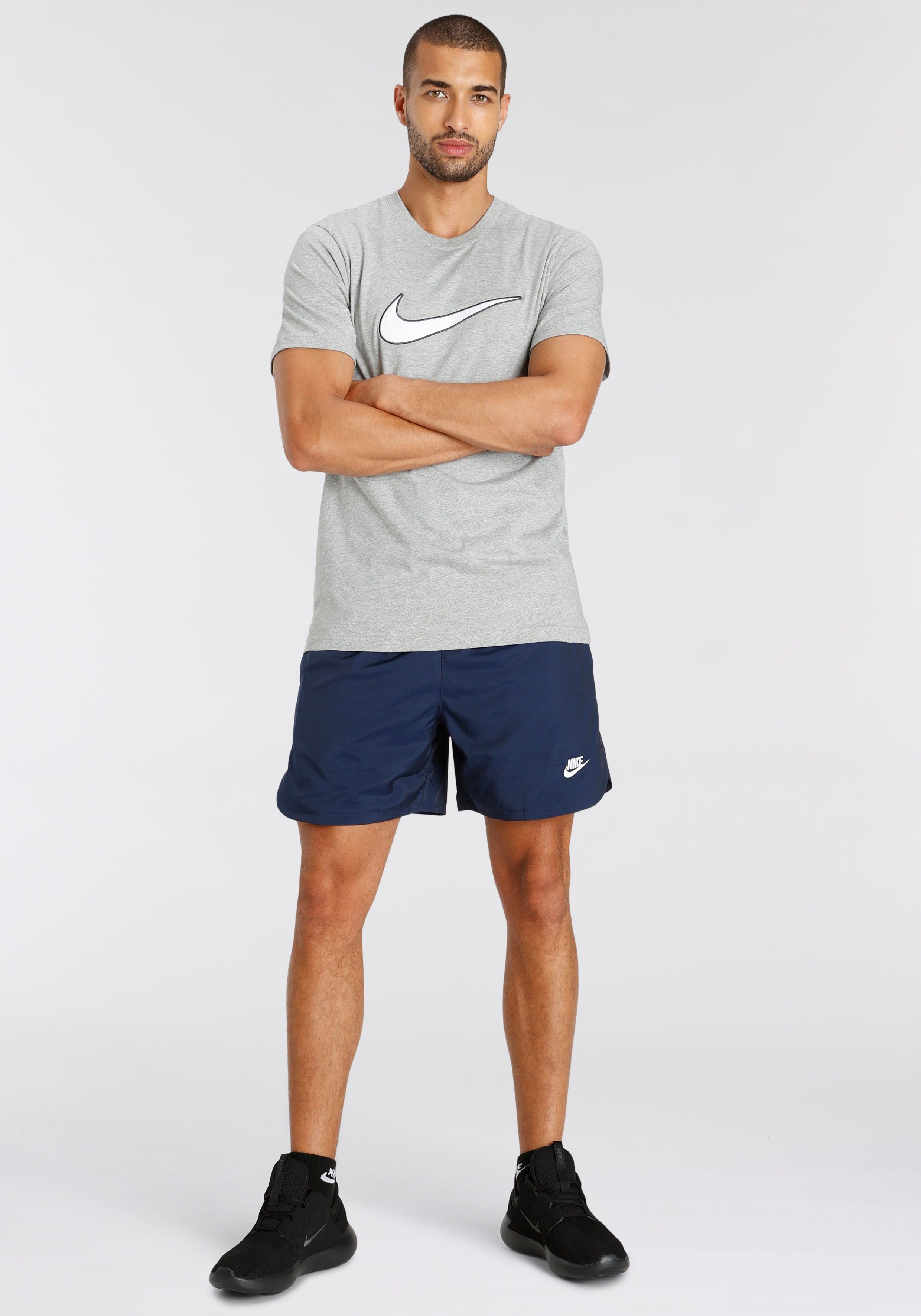 Nike DK SS M TOP GREY NSW HEATHER Sportswear T-Shirt SP