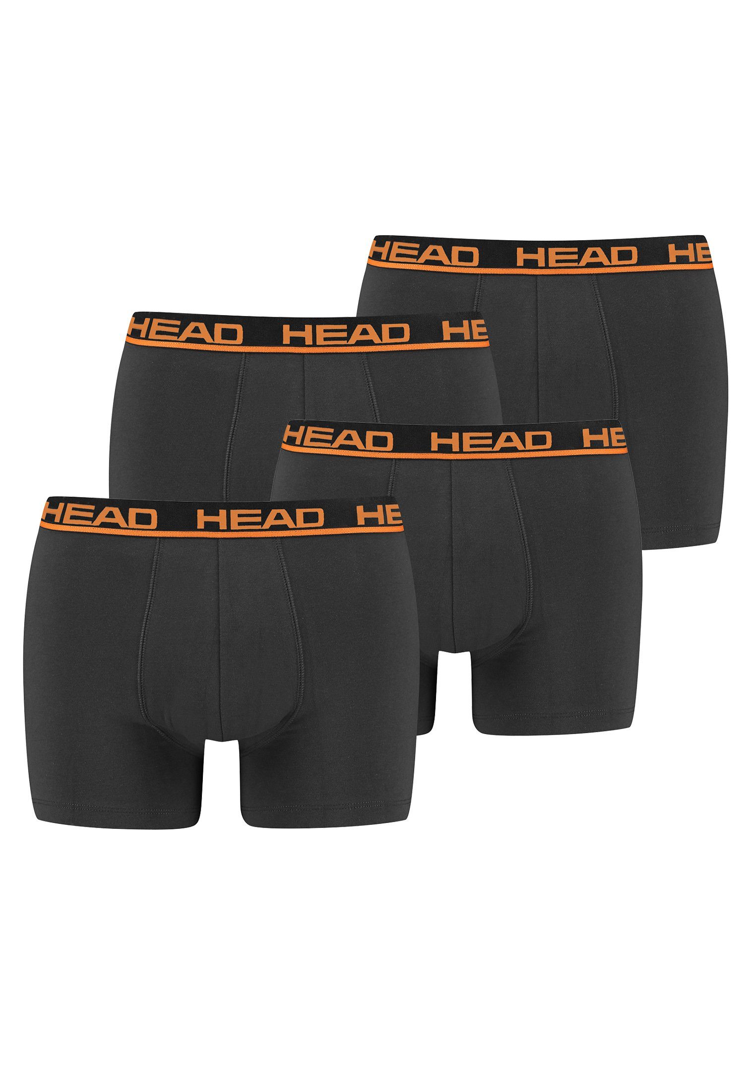 Head Boxershorts Head (Spar-Set, Black/Grey Red 6-St., 6P 6er-Pack) Boxer Basic