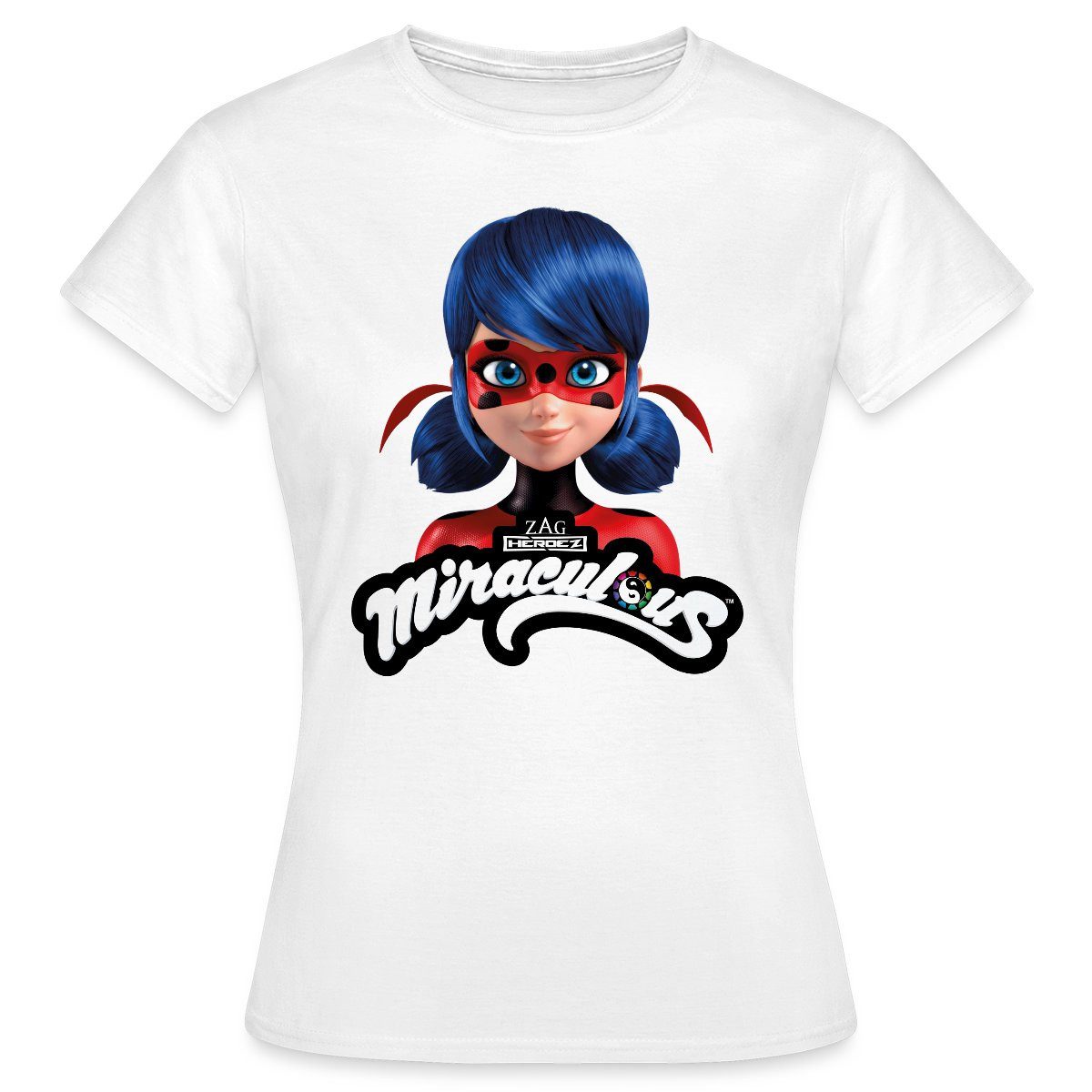 Spreadshirt T-Shirt Miraculous Ladybug Mit Logo günstig online kaufen