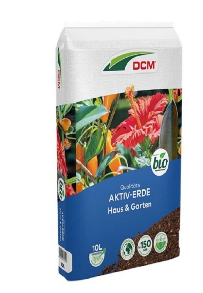 Cuxin DCM Blumenerde Cuxin DCM Aktiv-Erde Haus & Garten 10 l Blumenerde Bio-Qualität