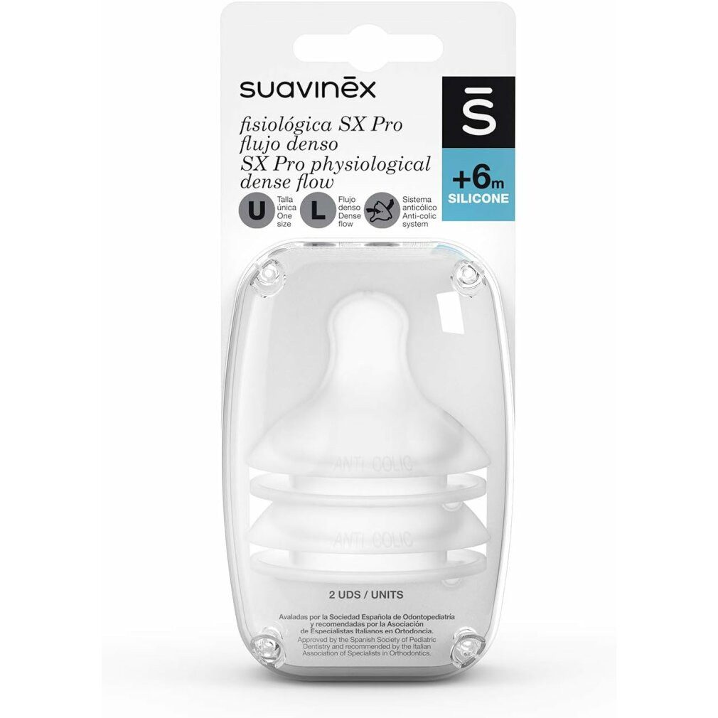 Suavinex Trinksauger TETINA fisiologica flujo silicona L 2 u