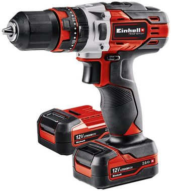 Einhell Akku-Schlagbohrschrauber TE-CD 12 Li-i, max. 1400 U/min, Inkl. Ladegerät und 2x Akku