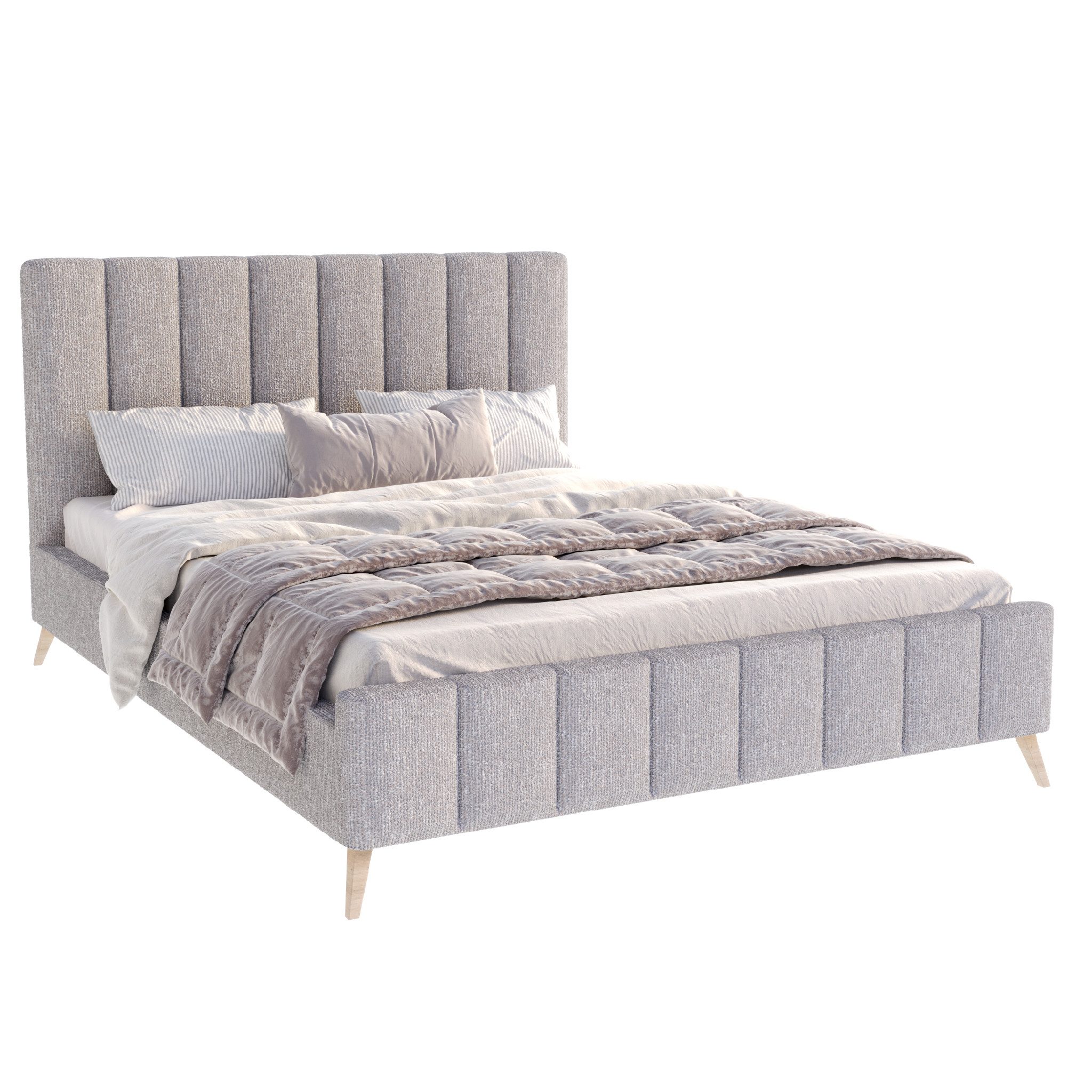 FDM Polsterbett FELICE modern mit Bettkasten günstig online kaufen