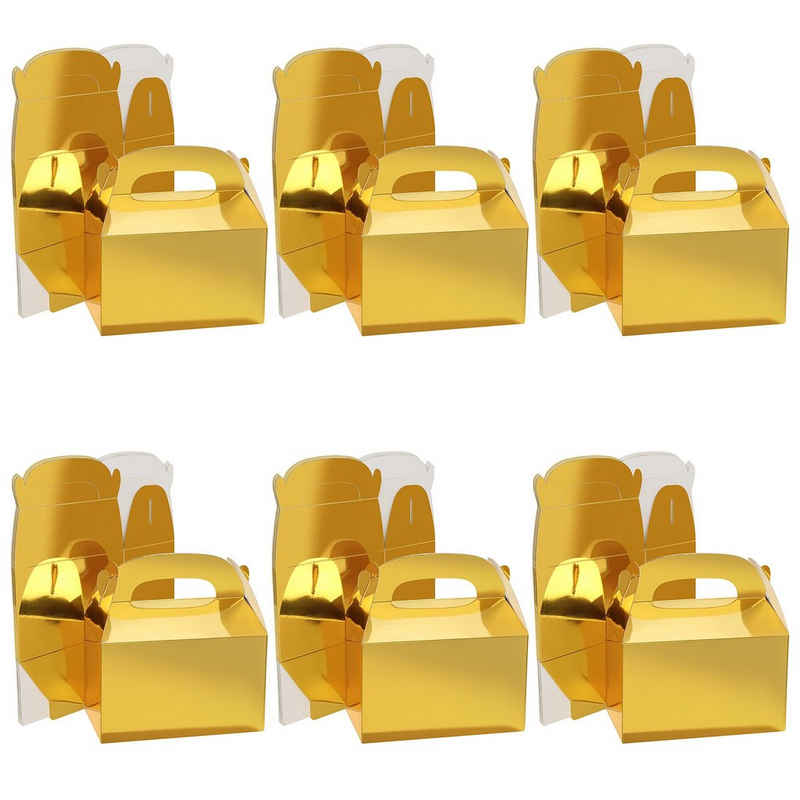 Belle Vous Geschenkbox Goldene Glanz Präsentkartons Set (24 Stück), Goldene Glanz Geschenkboxen Set (24 Stück)