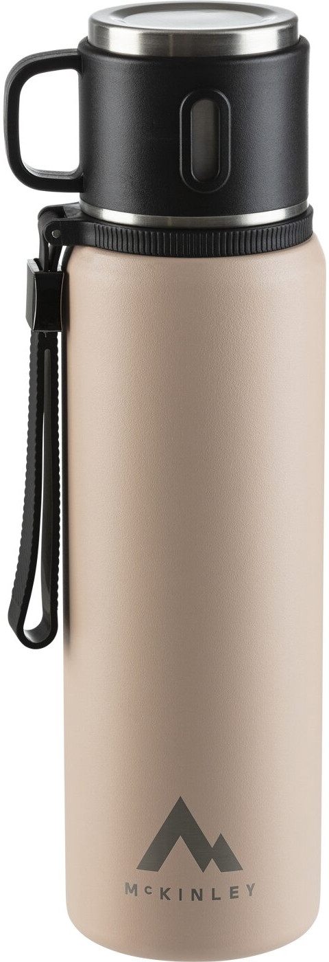 McKINLEY Thermoflasche Isolierflasche 0,8L + Becher TRANSPARENT