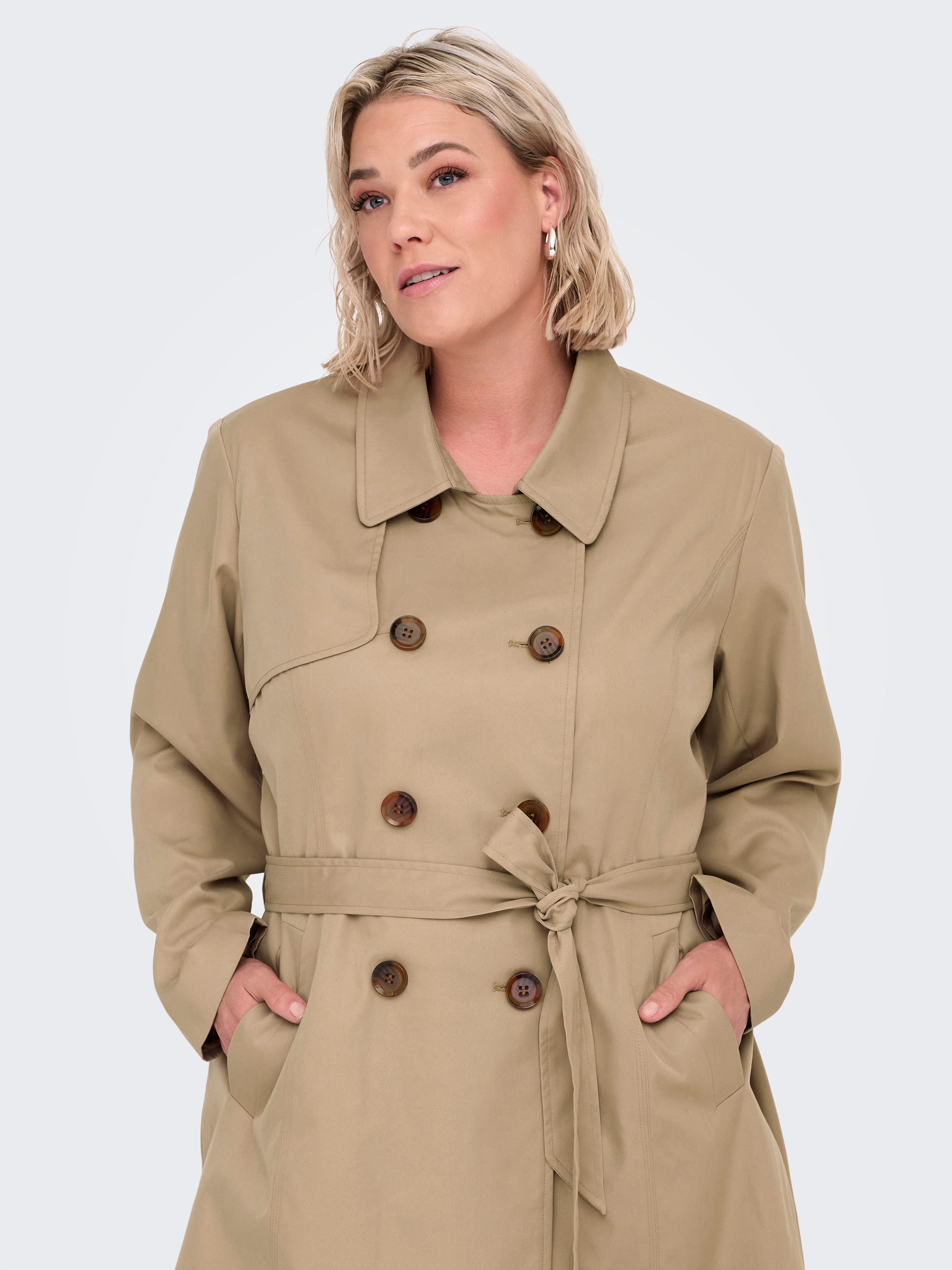ONLY CARMAKOMA Trenchcoat CARVALERIE TRENCHCOAT OTW günstig online kaufen