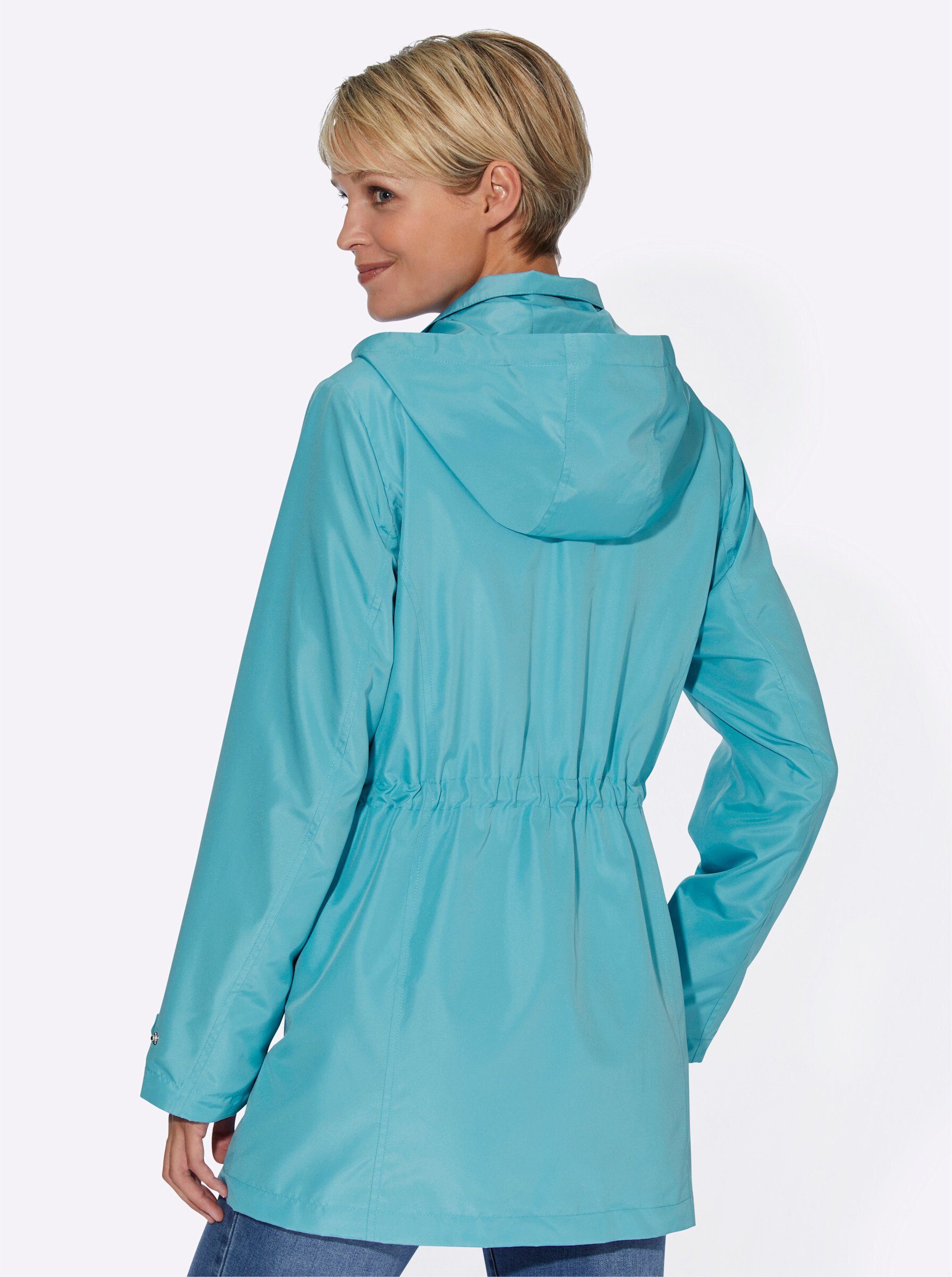 Sieh an! Allwetterjacke aquamarin