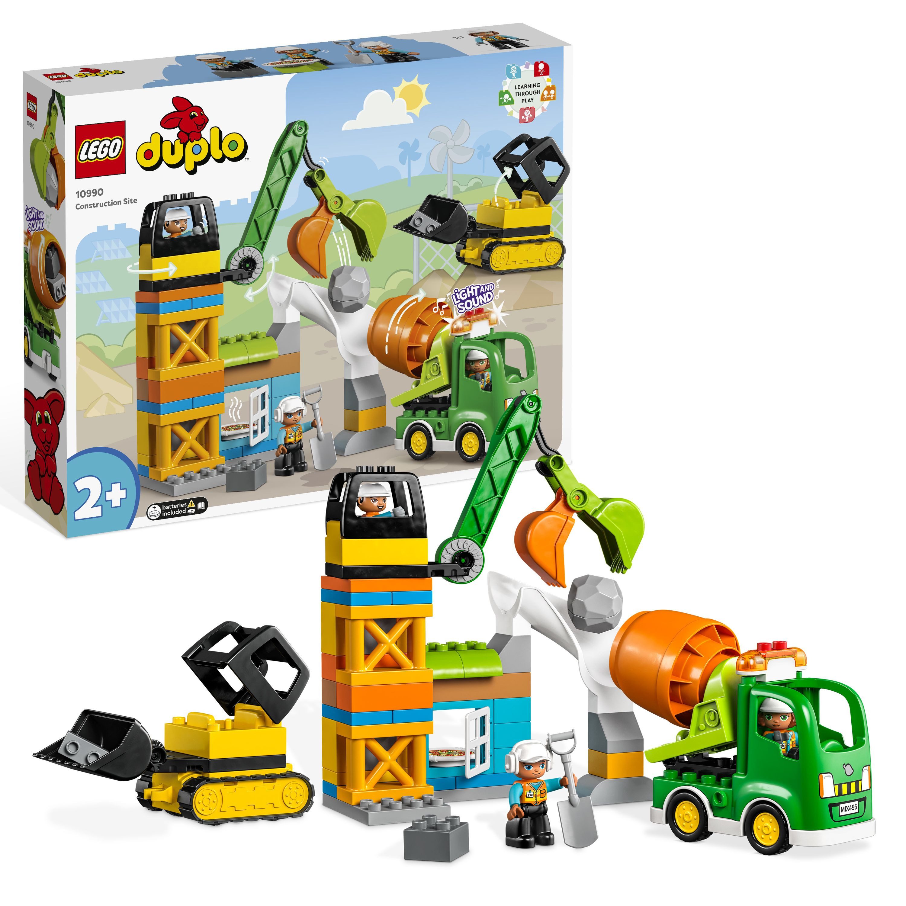 LEGO® LEGO Baustelle mit Baufahrzeugen Konstruktionsspielsteine