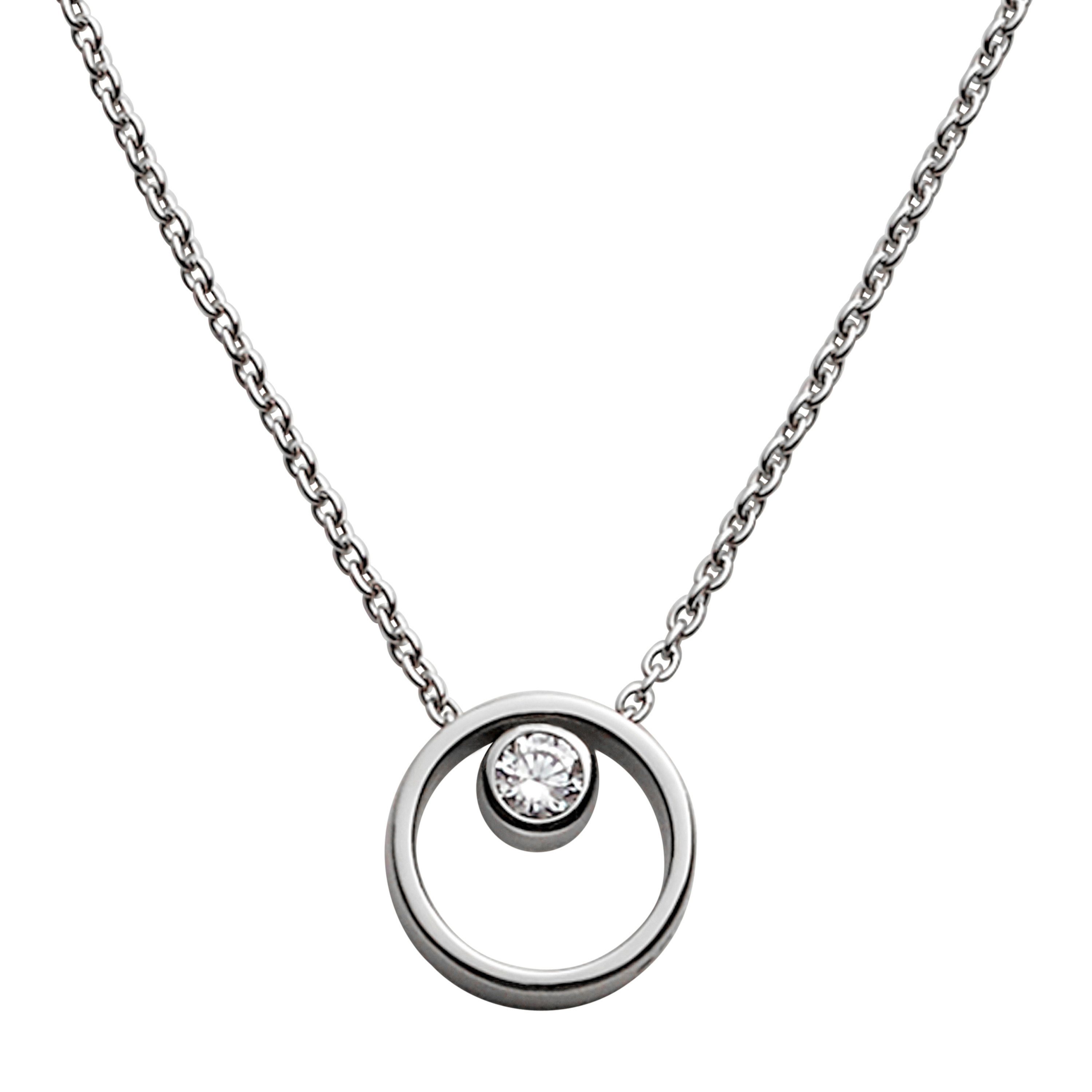 Kette mit Anhänger Halskette Edelstahl