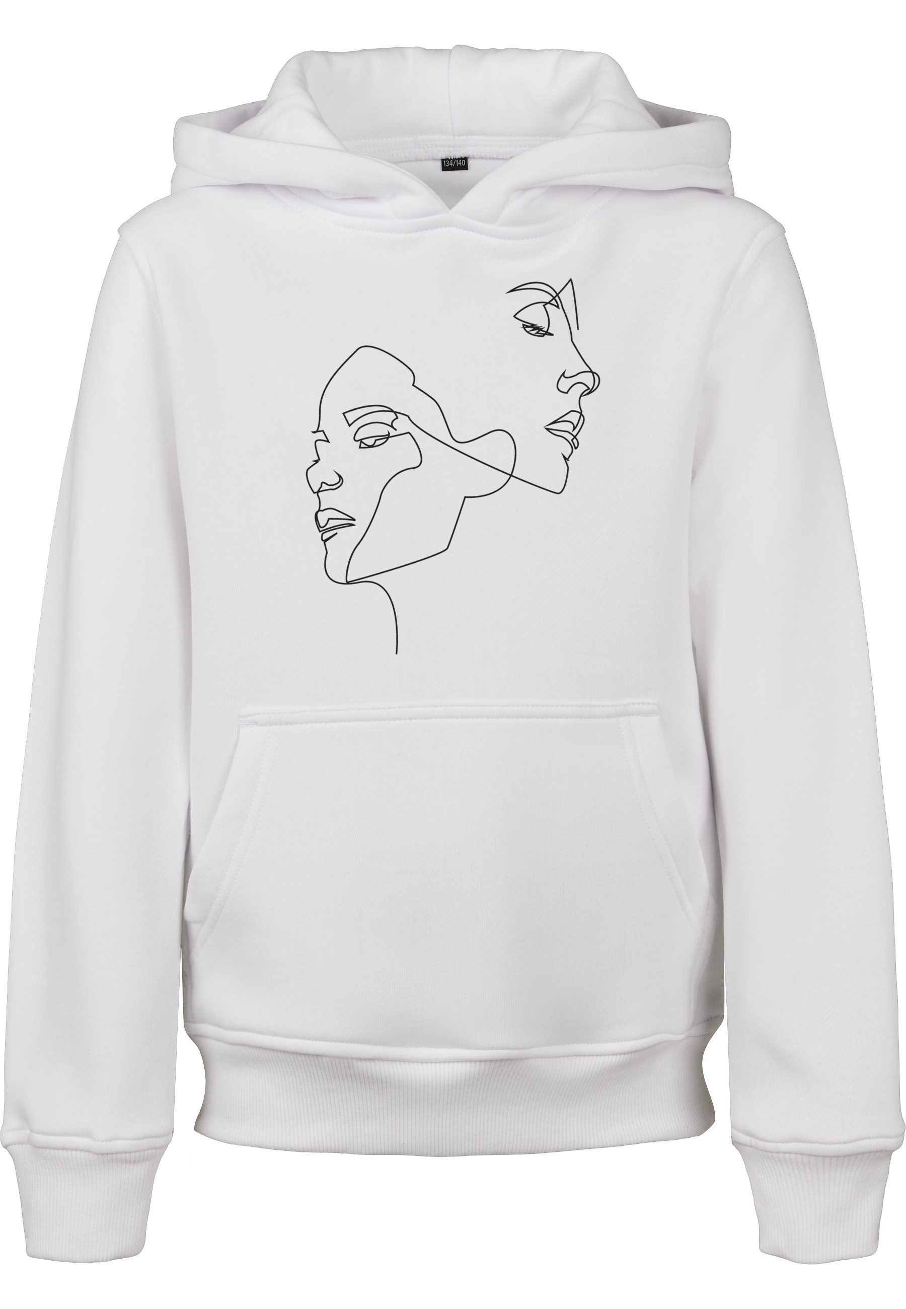 Kapuzensweatshirt MisterTee Damen Kids One Line Fit Hoody