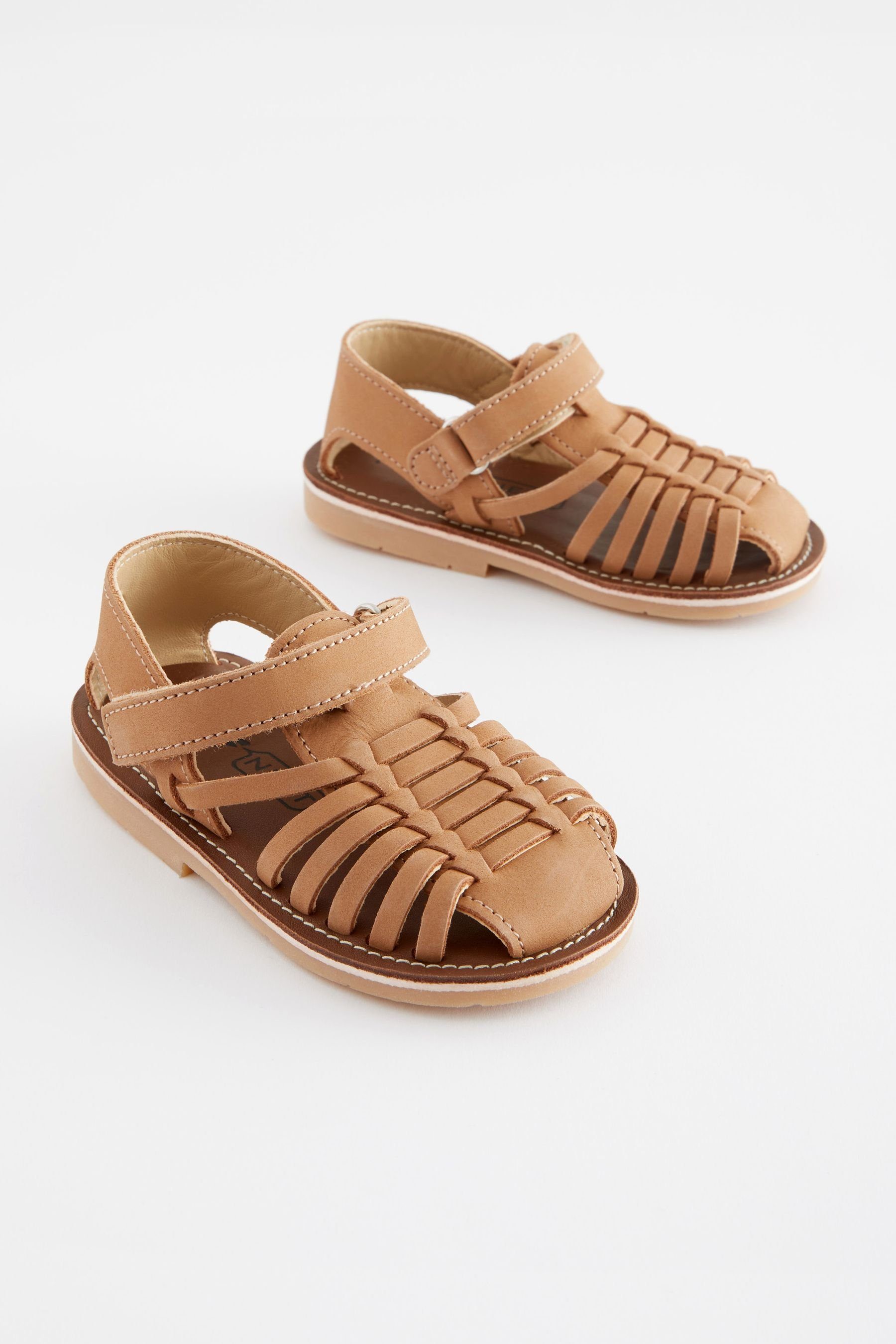 Next Sandale aus Leder Sandale (1-tlg) Brown Tan