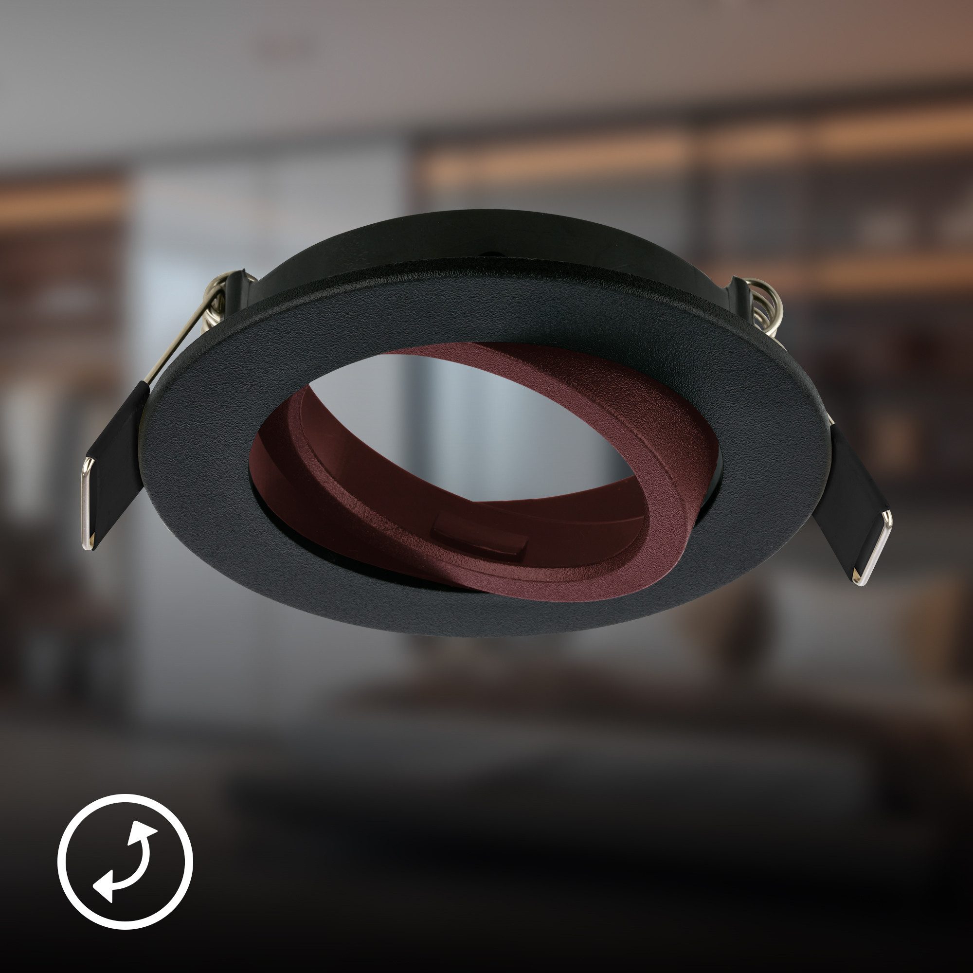 Briloner Leuchten Einbauleuchte BIWA, ohne Leuchtmittel, LED fest integriert, ohne Leuchtmittel