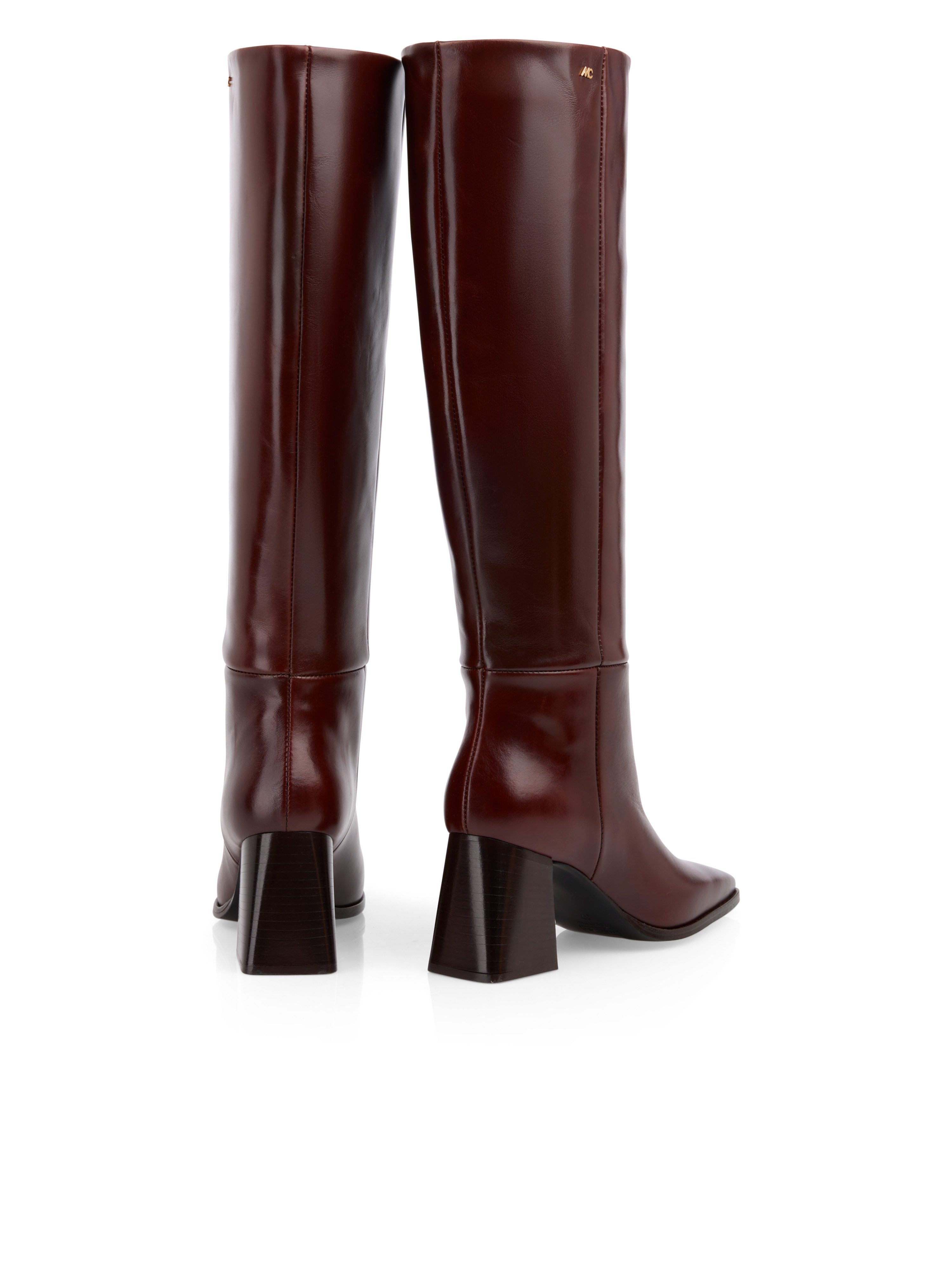 Marc Cain Stiefel Blockabsatz, Langschaftstiefel in modischer Karreeform