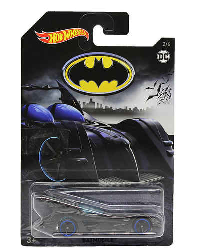 Hot Wheels Spielzeug-Auto Hot Wheels FKF36 Batman Batmobil mit blauen Felgen