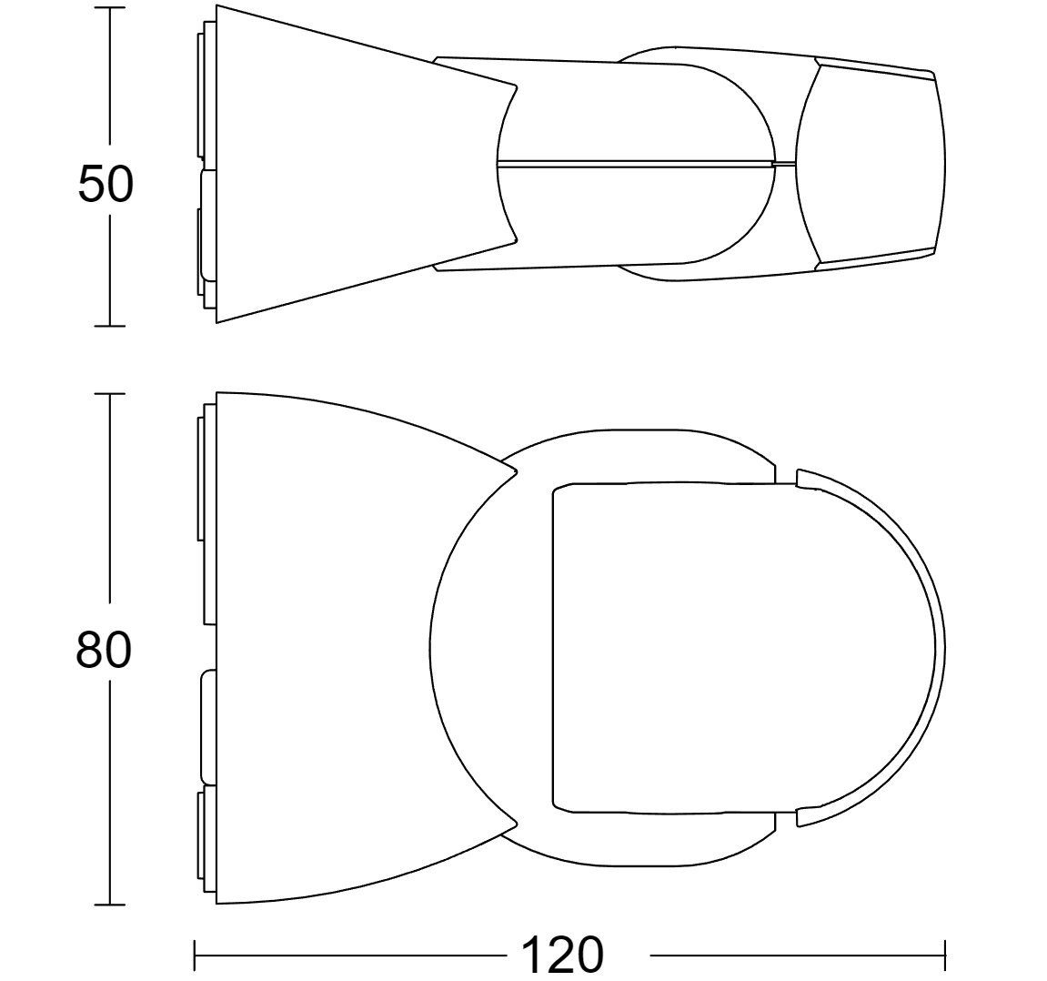 steinel 120° außen, Reichweite, Bewegungsmelder, Decke m IS Schwarz 10 Bewegungsmelder 1, Wand, innen,