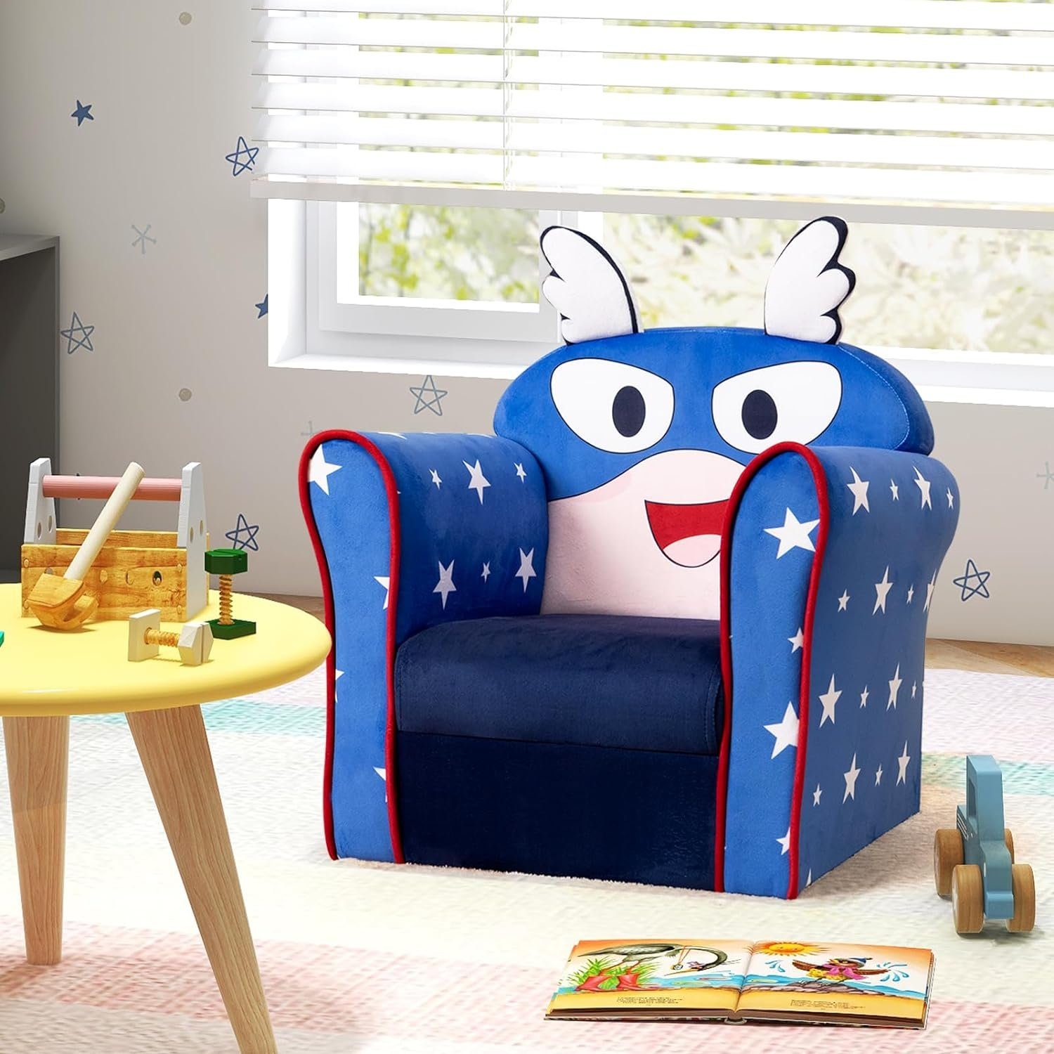 KOMFOTTEU Kindersofa Kindermöbel, aus Samtstoff & günstig online kaufen