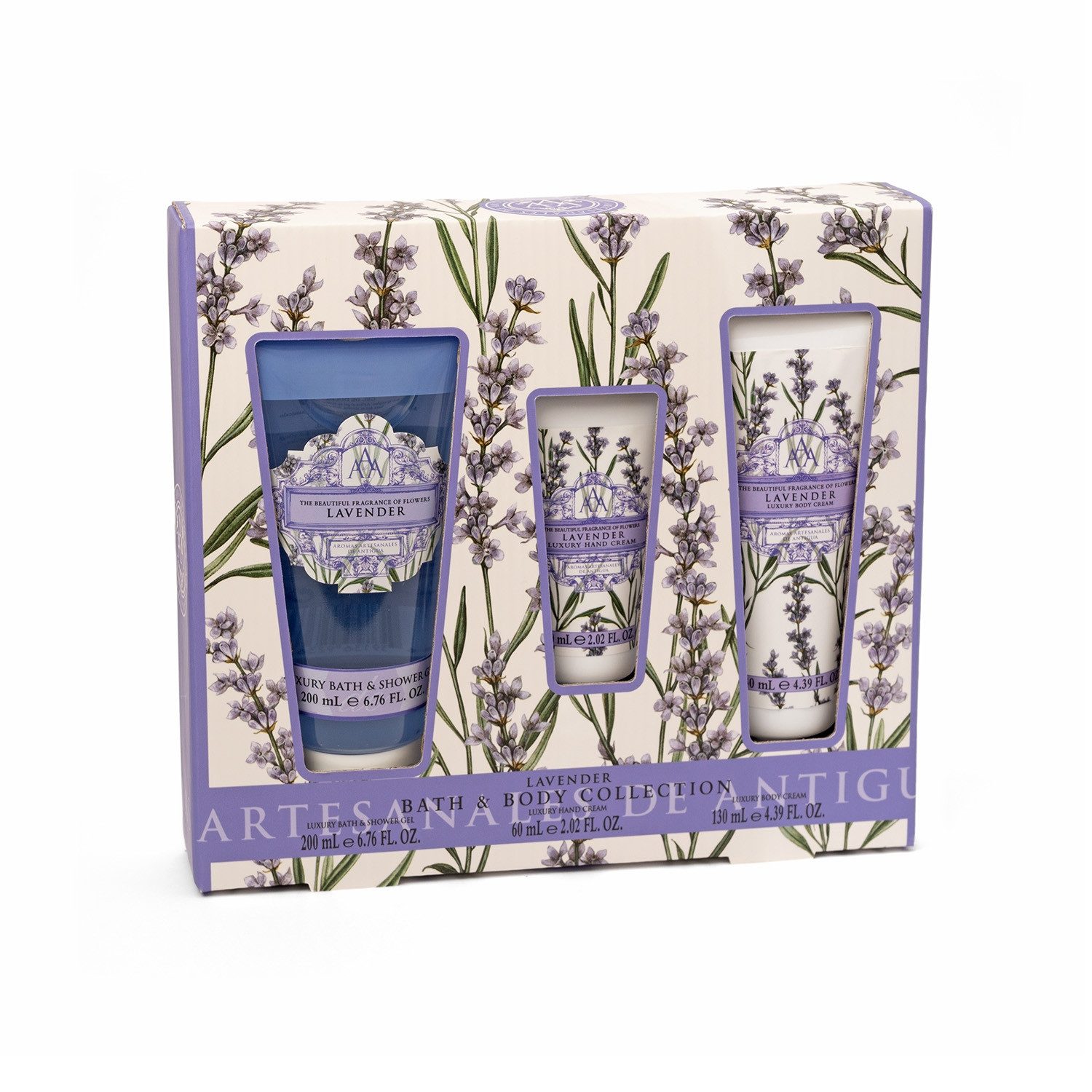 Somerset Toiletry Duschpflege Lavendel 390 ml, 3-tlg., AAA Bath & Body Collection