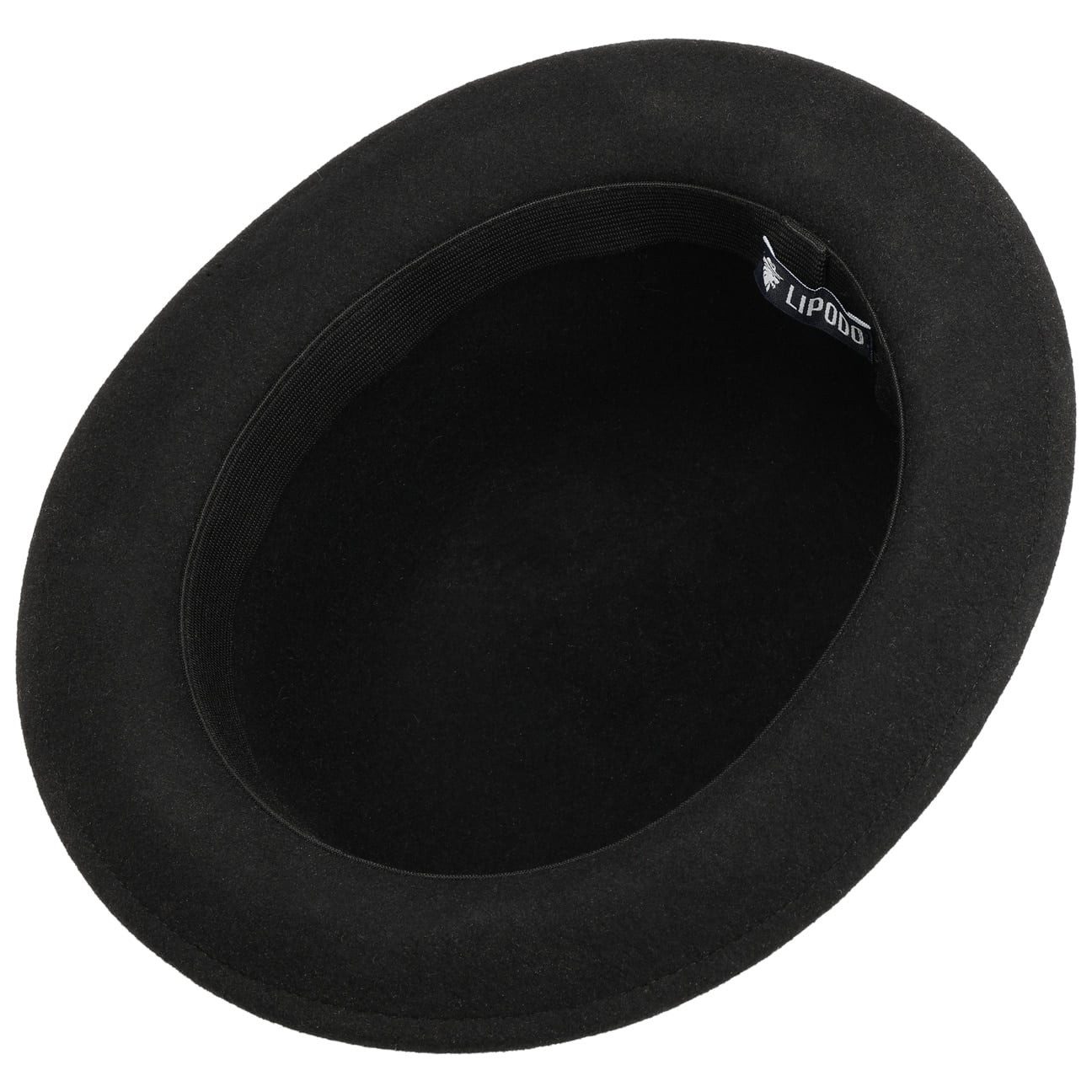 Lipodo Filzhut (1-St) Melone mit Ripsband, Made in Italy