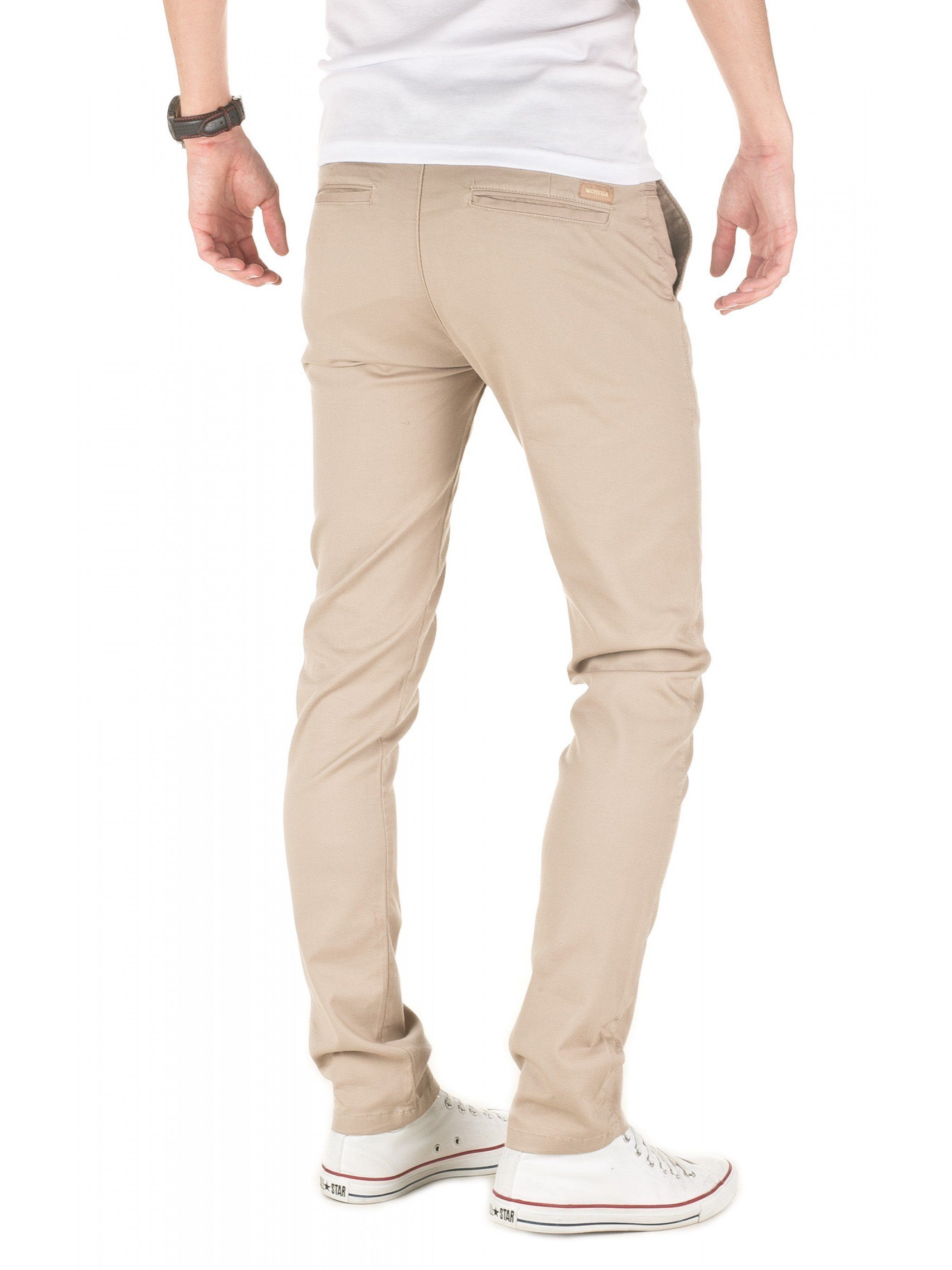 WOTEGA Chinohose Chino Pants Penta (silver Beige mink (171312))