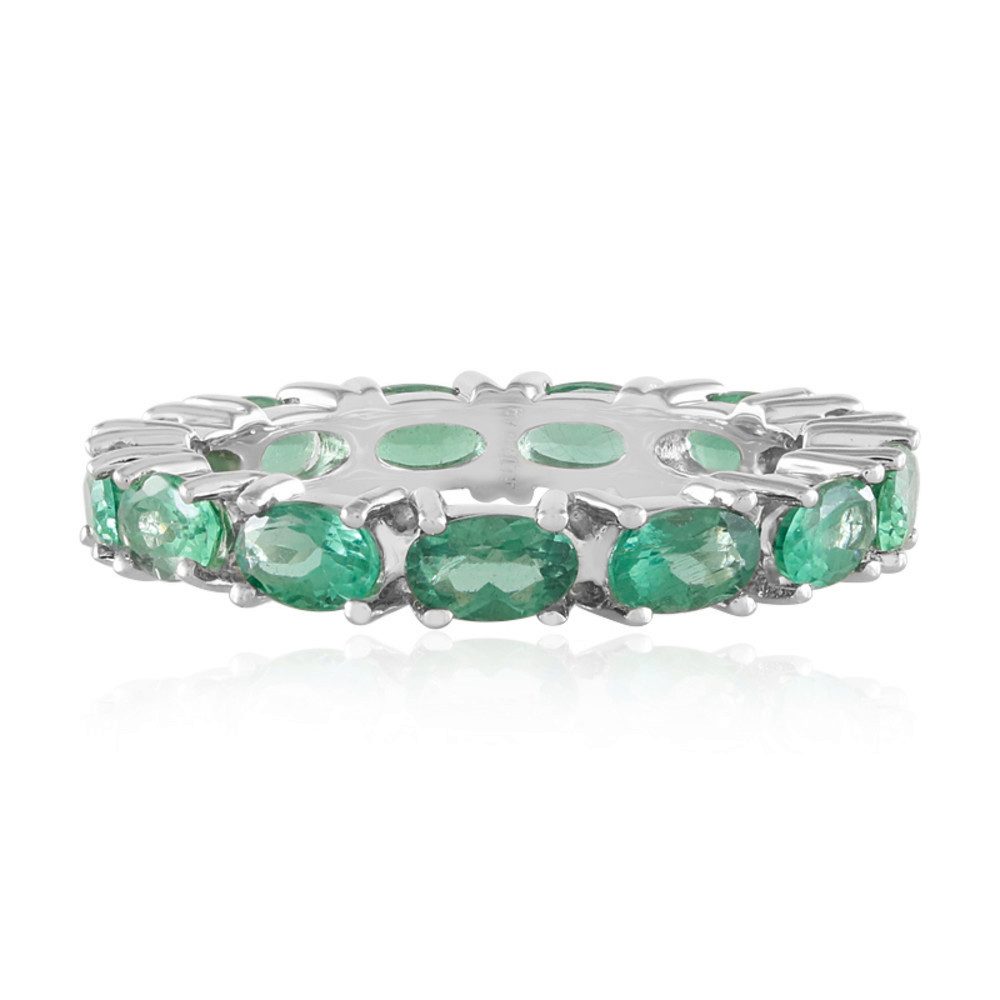 Cavill Silberring Cavill Ring aus 925 Sterlingsilber mit grünem Apatit, Oval 24x21 mm (1-tlg)
