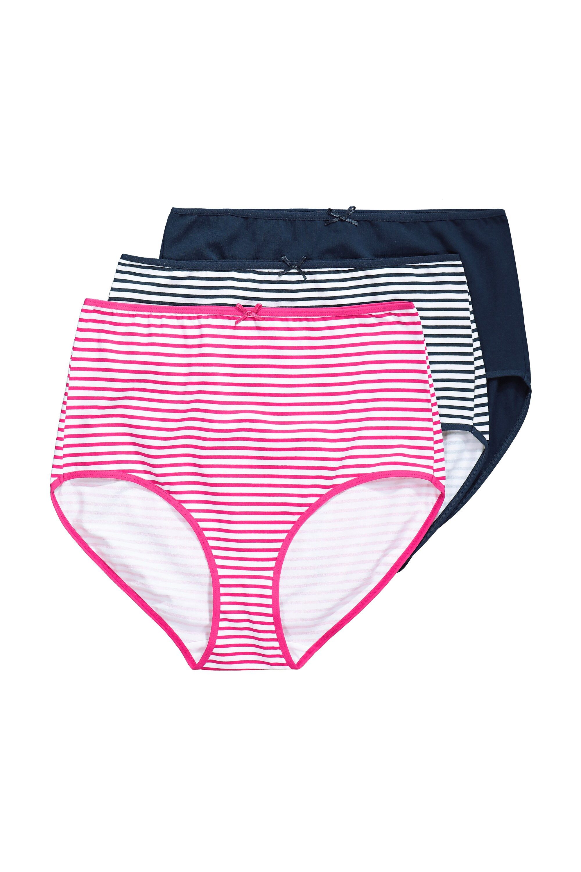 Slip Maxislips 3er-Pack farbige Ringel