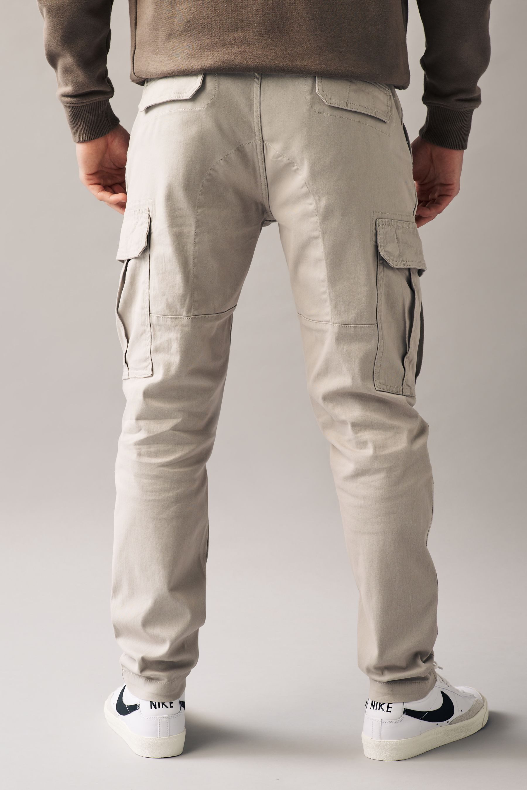 Next Cargohose Cargo-Hose aus Baumwollstretch -Slim (1-tlg)
