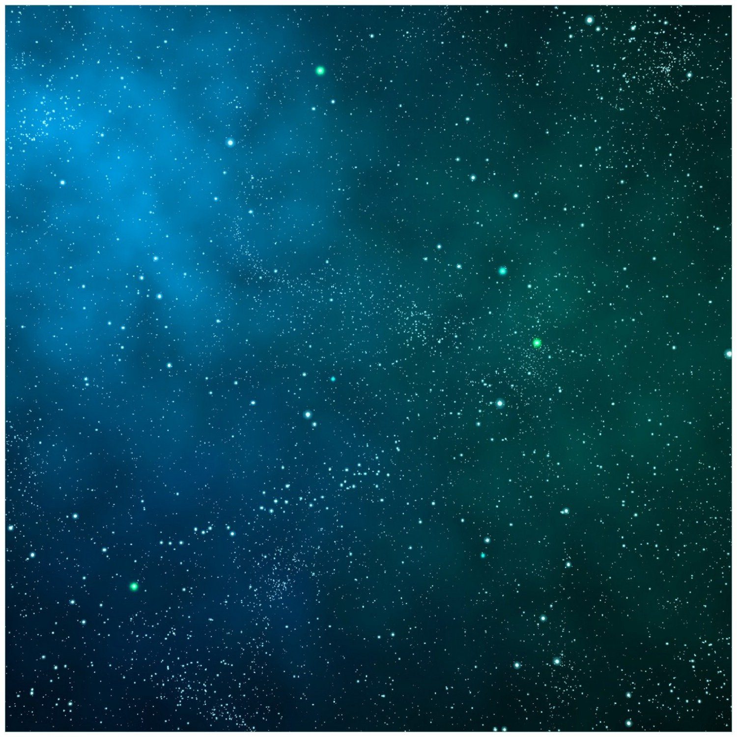 Wallario Memoboard Sternenhimmel - Milchstraße und Sterne bei Nacht