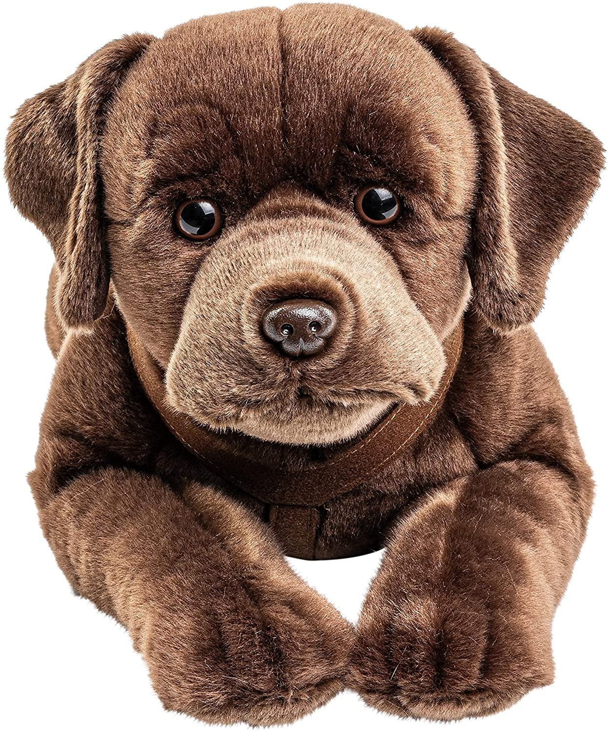 Uni-Toys Kuscheltier Labrador, liegend - braun o. schwarz - 60 cm - Plüsch- günstig online kaufen