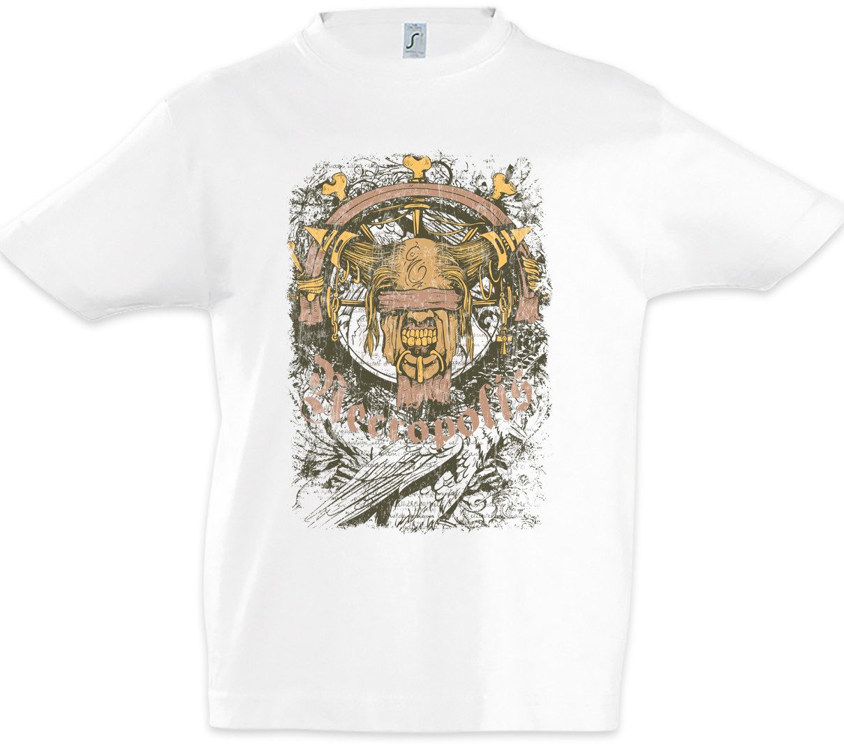 Print-Shirt Necropolis II Kinder T-Shirt Nekropole Zombie Zombies The Dead