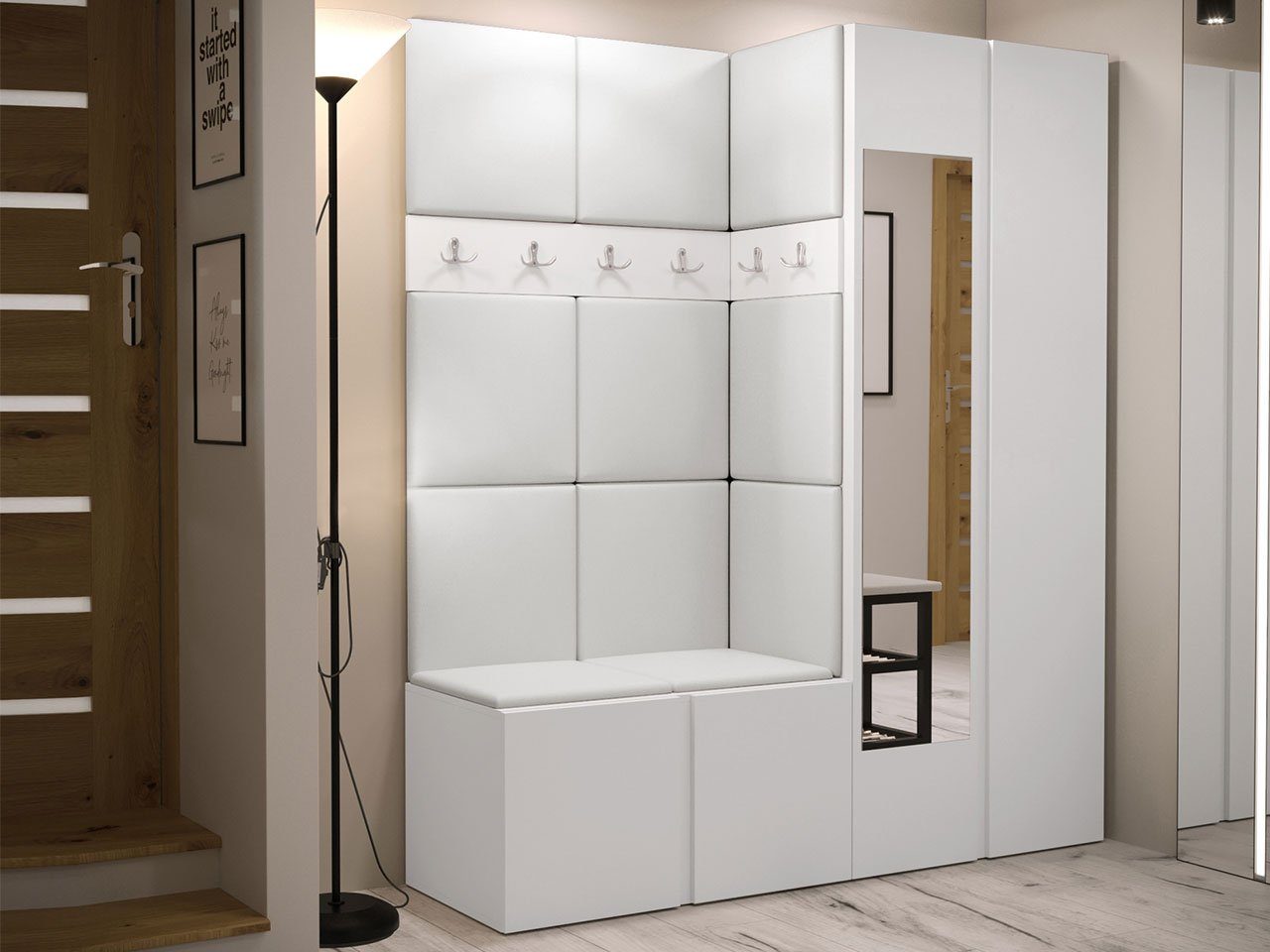 MIRJAN24 Garderoben-Set Orion XII, (Komplett-Set, Schrank, günstig online kaufen