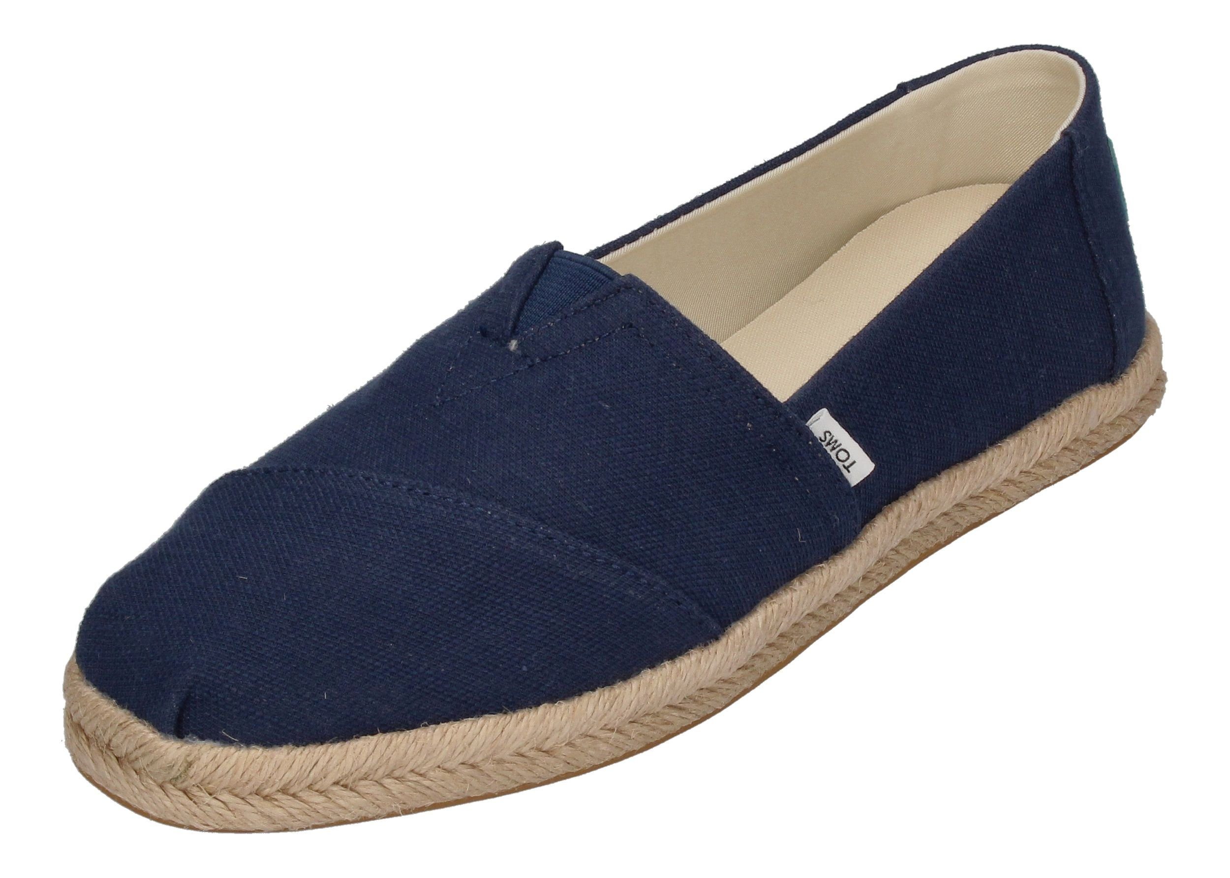 Navy ROPE TOMS ALPARGATA Espadrille 10019674 Marineblau