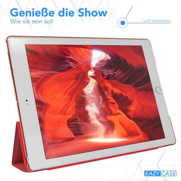 EAZY CASE Tablet-Hülle Smart Case für iPad 5./6. Generation & Air 1/Air 2 9,7 Zoll, Tablettasche Etui Bookcase Flipcover stoßfest Slim Schutztasche Rot
