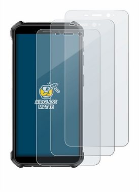 BROTECT flexible Panzerglasfolie für Ulefone Armor X12 Pro, Displayschutzglas, 3 Stück, Schutzglas Glasfolie matt entspiegelt Anti-Reflex