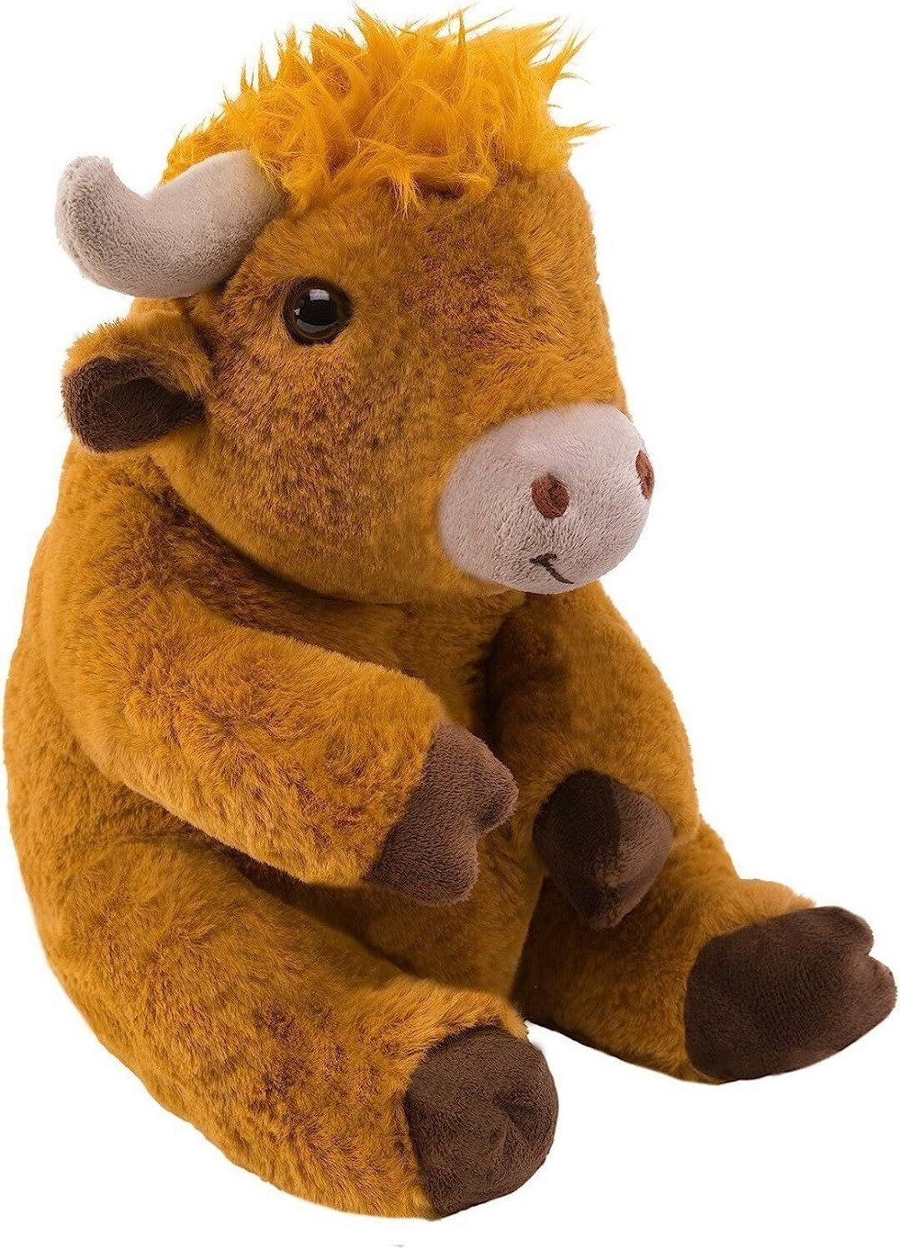 Lilalu Kuscheltier Kuh Hilda, sitzend, braun - Stofftier - Plüsch (1-St)