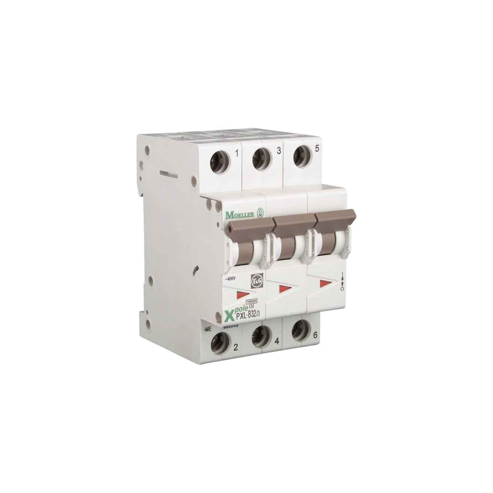 EATON Sicherungsmutter Eaton LS-Schalter m.Beschrift. B 50A, 3p PXL-B50/3