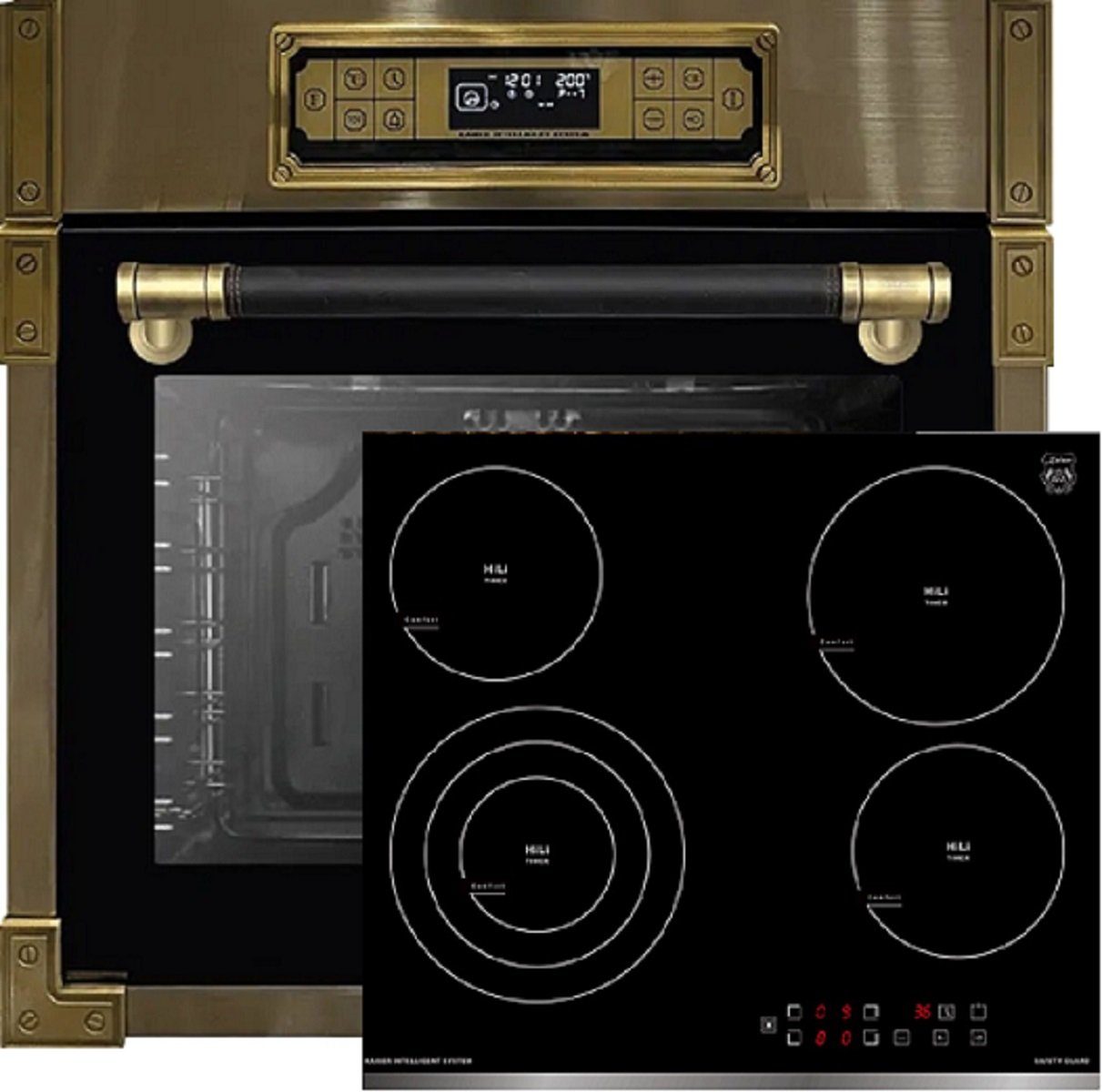 Kaiser Küchengeräte Backofen-Set EH 6703 AD+KCT 6726 60 cm Backofen 80L, F, Betriebsfunktionen+Elektro-Kochfeld, Einbau 11