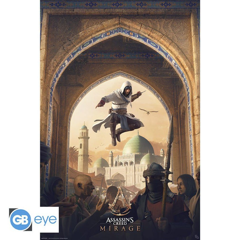 ABYstyle Poster Poster 91,5 x 61 cm Assassins's Creed - Key Art Mirage, Maxi Poster von Abystyle 91,5 x 61 cm